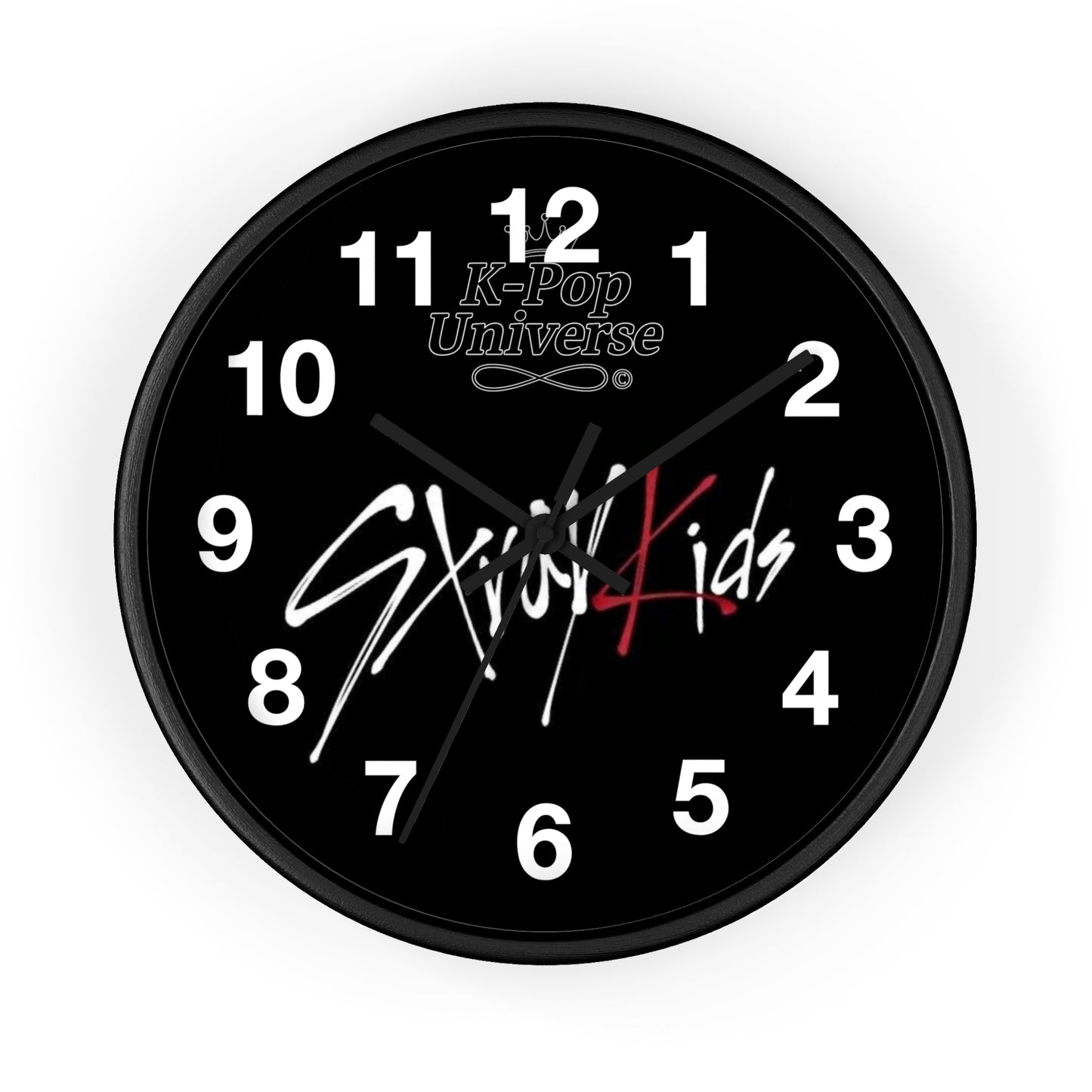 K-Pop Stray Kids Wall Clock, Unique Home Decor, Gift for Music Lovers, Cool Wall Art, Modern Timepiece, Fan Merchandise