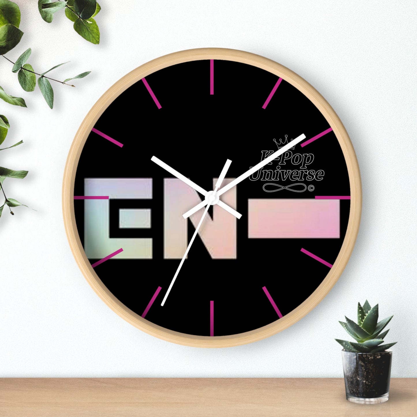 K-Pop Themed Wall Clock, Stylish Home Decor, J-Pop Universe Decoration, Unique Gift for Fans, Musician Inspired Wall Art