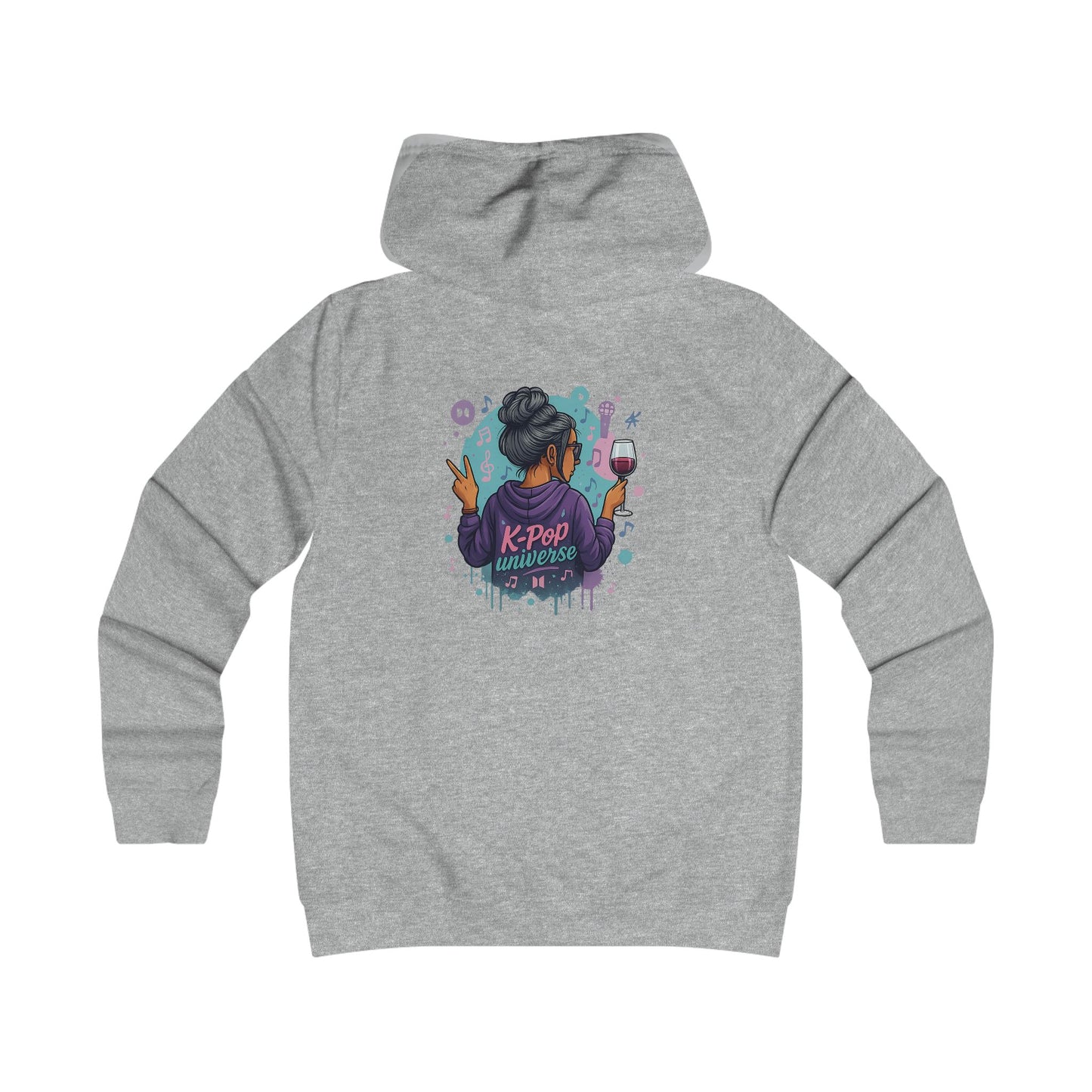 K-Pop Universe Girlie Hoodie - Cozy Fashion for Music Lovers, Trendy College Apparel, Perfect for Concerts, Gifts, and Everyday Wear