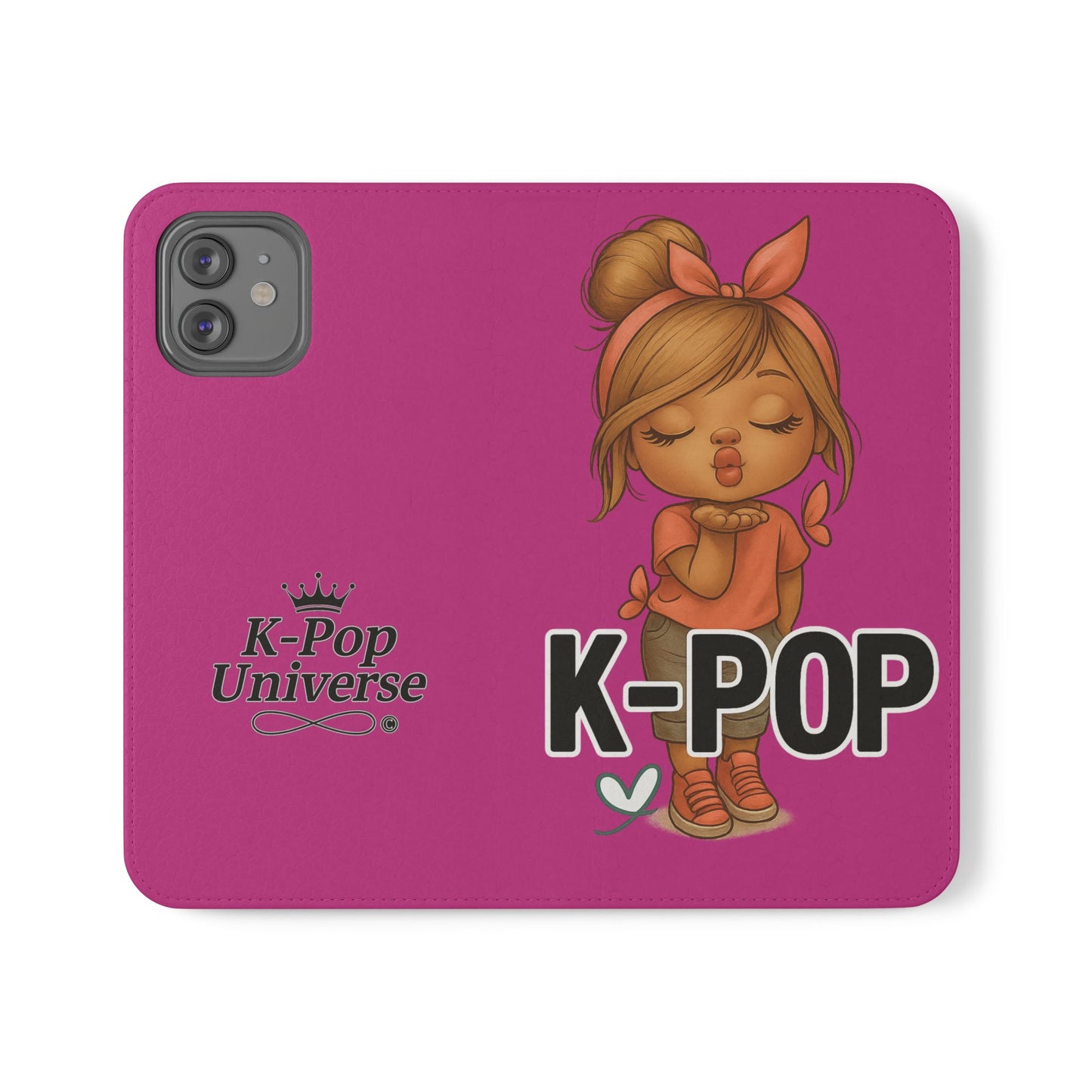 K-Pop Flip Case for Fans, Cute K-Pop Merchandise, Stylish Phone Cover, Ideal for Gifts, Birthday, Concerts, and Celebrations