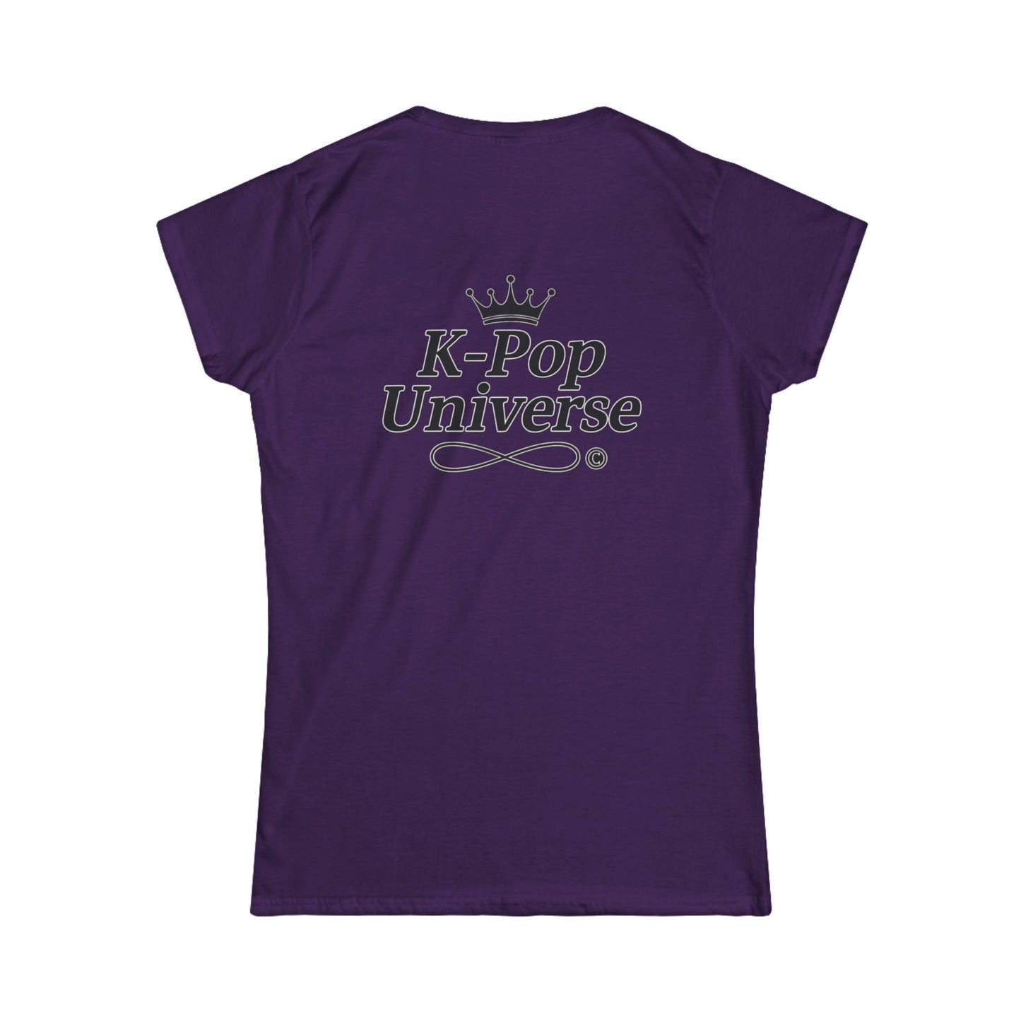 V/BTS/K-Pop Universe Women's Softstyle Tee, Trendy Graphic Tee, Casual K-Pop Shirt, Gift for Fans, Stylish Concert Outfit