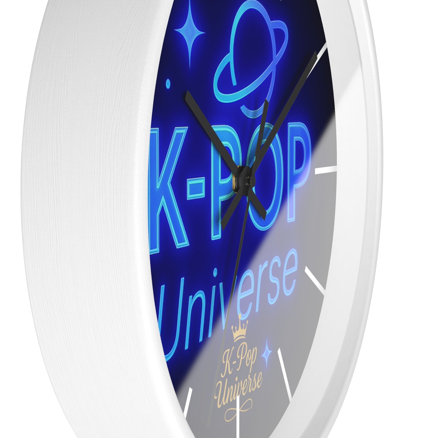 Wall ClockK-Pop Cat Acrylic Wall Clock, Cute Home Decor, Fun Wall Art, Unique Gift for Cat Lovers, K-Pop Fan Merchandise, Colorful Clock