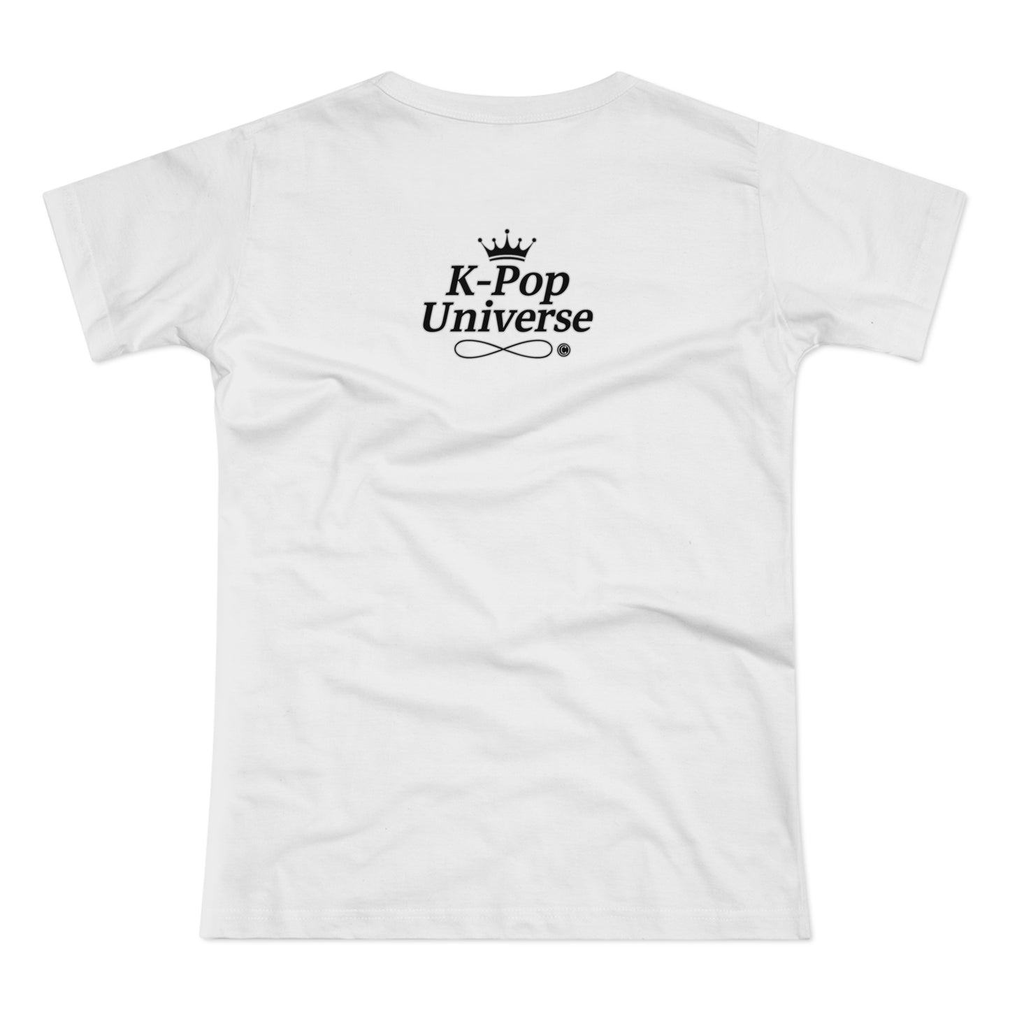 K-Pop Cat T-Shirt, Cute Cat Tee, K-Pop Fan Shirt, Women's Graphic Tee, Trendy Cat Apparel