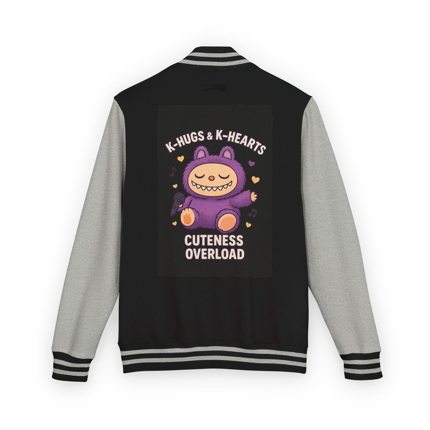 K-Pop Universe Letterman Jacket, Trendy Unisex Varsity Jacket, Cute Gift for K-Pop Fans, Stylish Casual Wear, Anime Inspired Apparel