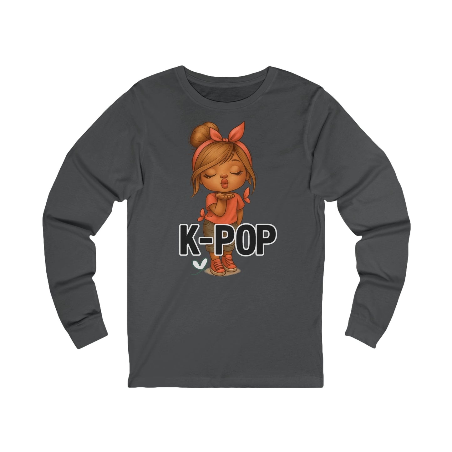 K-Pop Unisex Long Sleeve Tee, Trendy K-Pop Shirt, Perfect Gift for Fans, Music Tee for Concerts, Stylish Everyday Wear