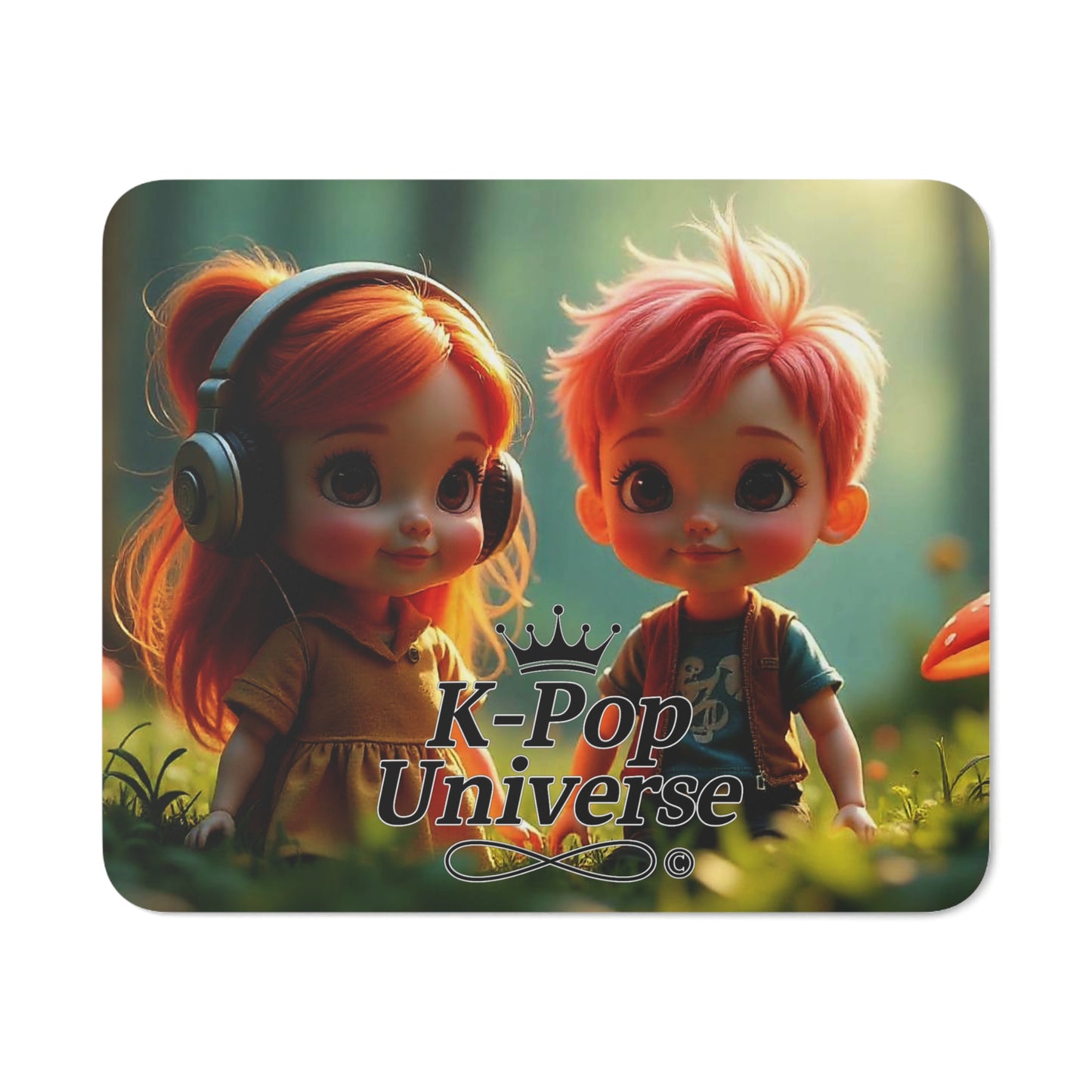 K-Pop Universe Desk Mouse Pad, Gamer Gift, Home Office Decor, K-Pop Merch, Cute Mousepad for Fans, Ideal for Birthdays #nelvkpop