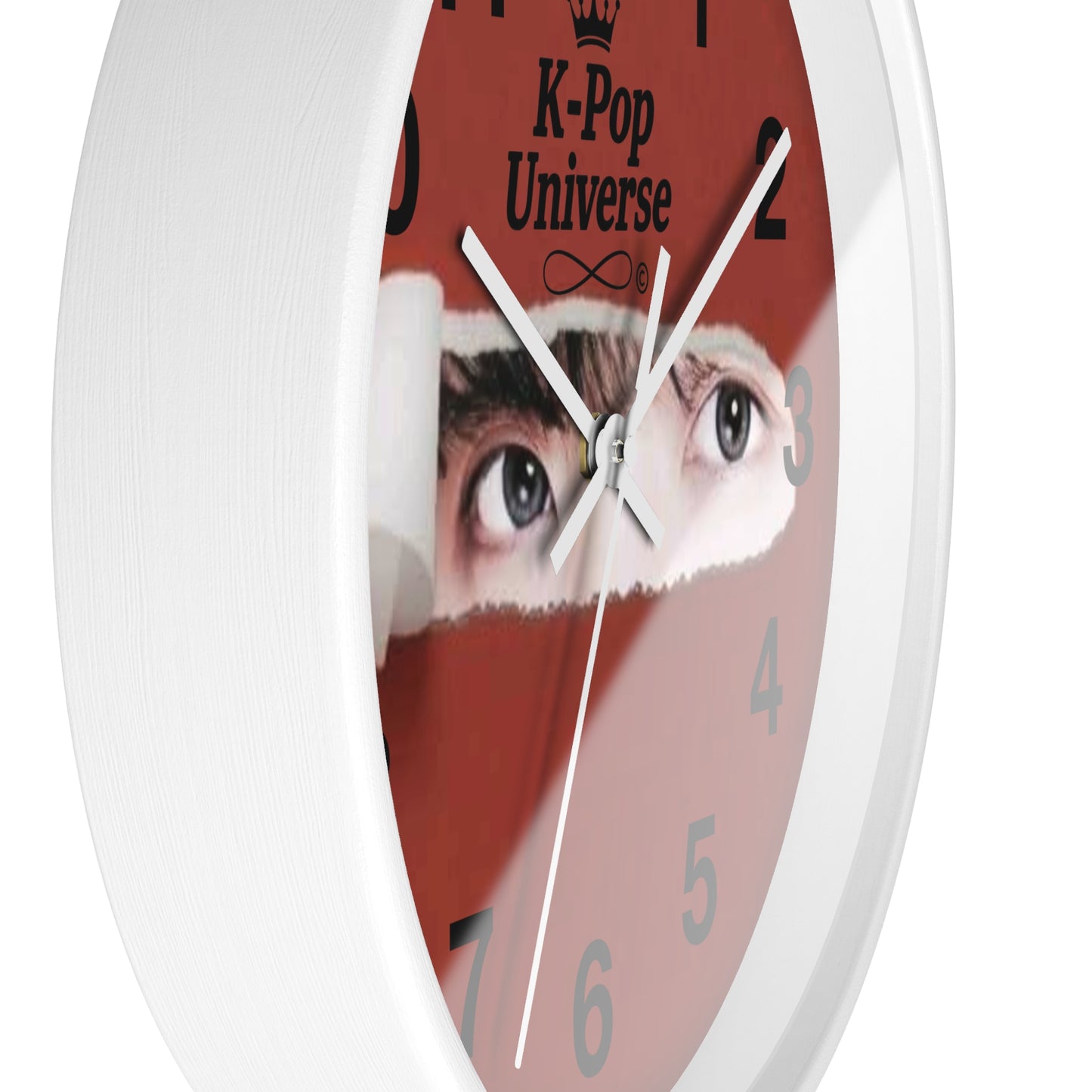 K-Pop Inspired Wall Clock for Fandom Decor, Unique Gift for Fans, Home Office Decor, K-Pop Universe Timepiece, Aesthetic Wall Art/J-Hope/BTS