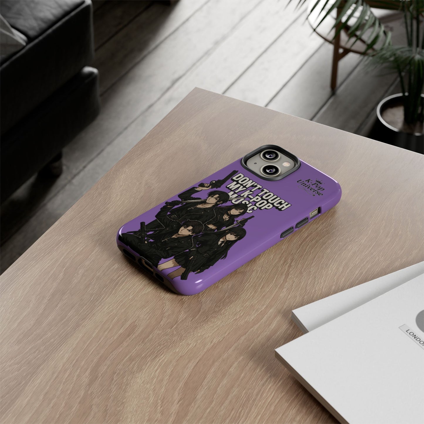 K-Pop Phone Case, Don't Touch My K-Pop Music Cover, Gift for Fans, Cute K-Pop Merchandise, Trending Phone Accessories