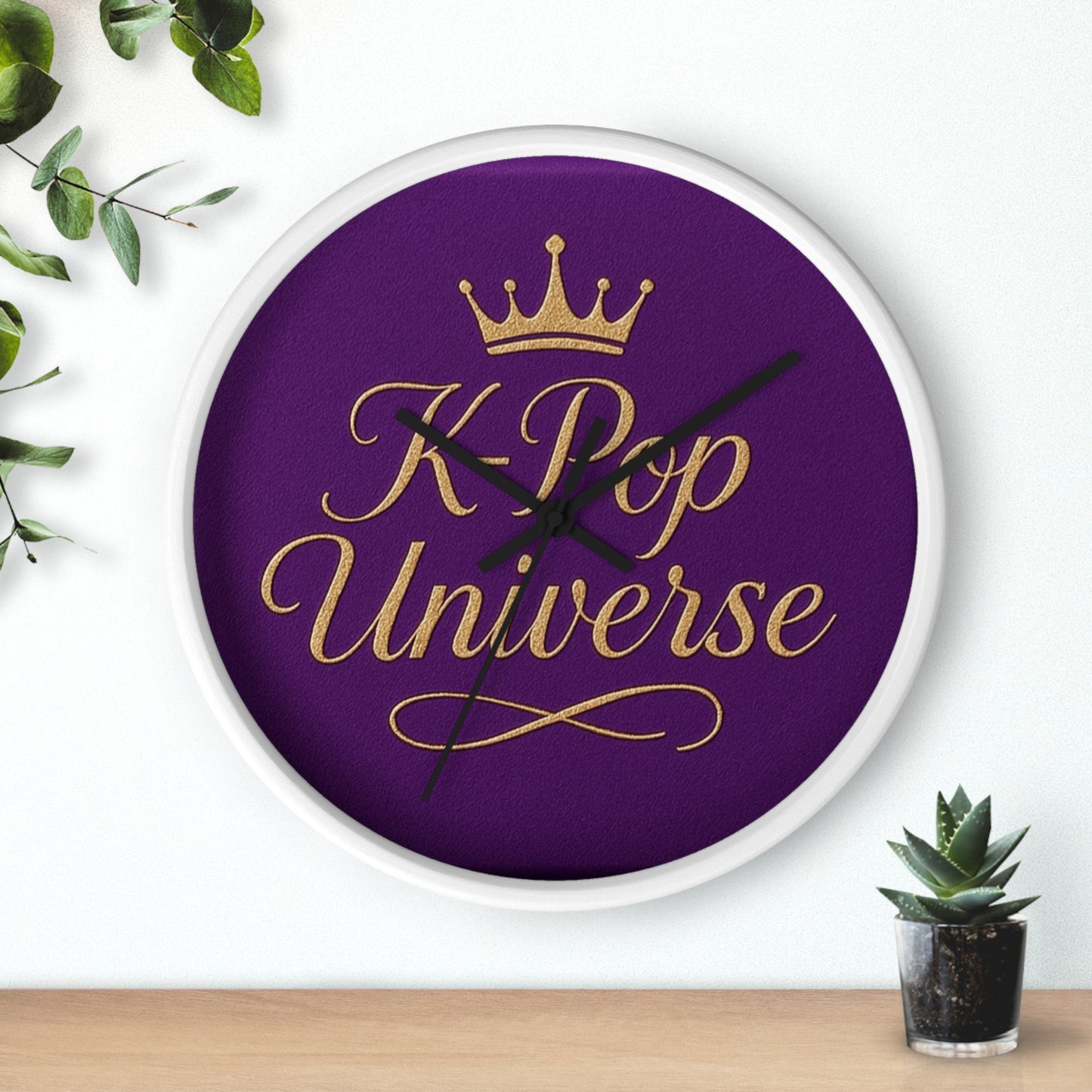 K-Pop Universe Wall Clock | Perfect Gift for Fans, Home Decor, Music Lovers, Stylish Timepiece, Unique Birthday Present