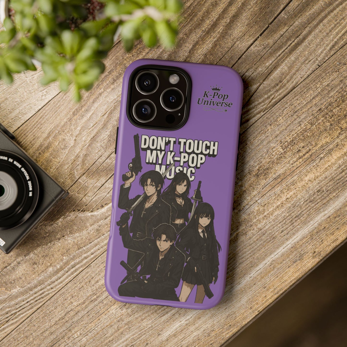K-Pop Phone Case, Don't Touch My K-Pop Music Cover, Gift for Fans, Cute K-Pop Merchandise, Trending Phone Accessories