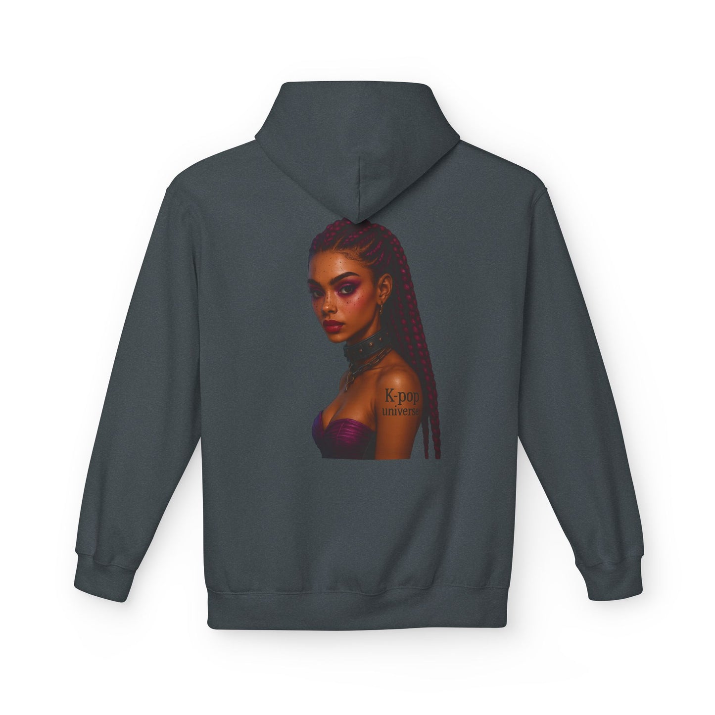 K-Pop Universe Stylish Unisex Fleece Hoodie | Cozy Concert Attire, Gift for Music Lovers, Casual Streetwear, Festival Outfit, Trendy Apparel