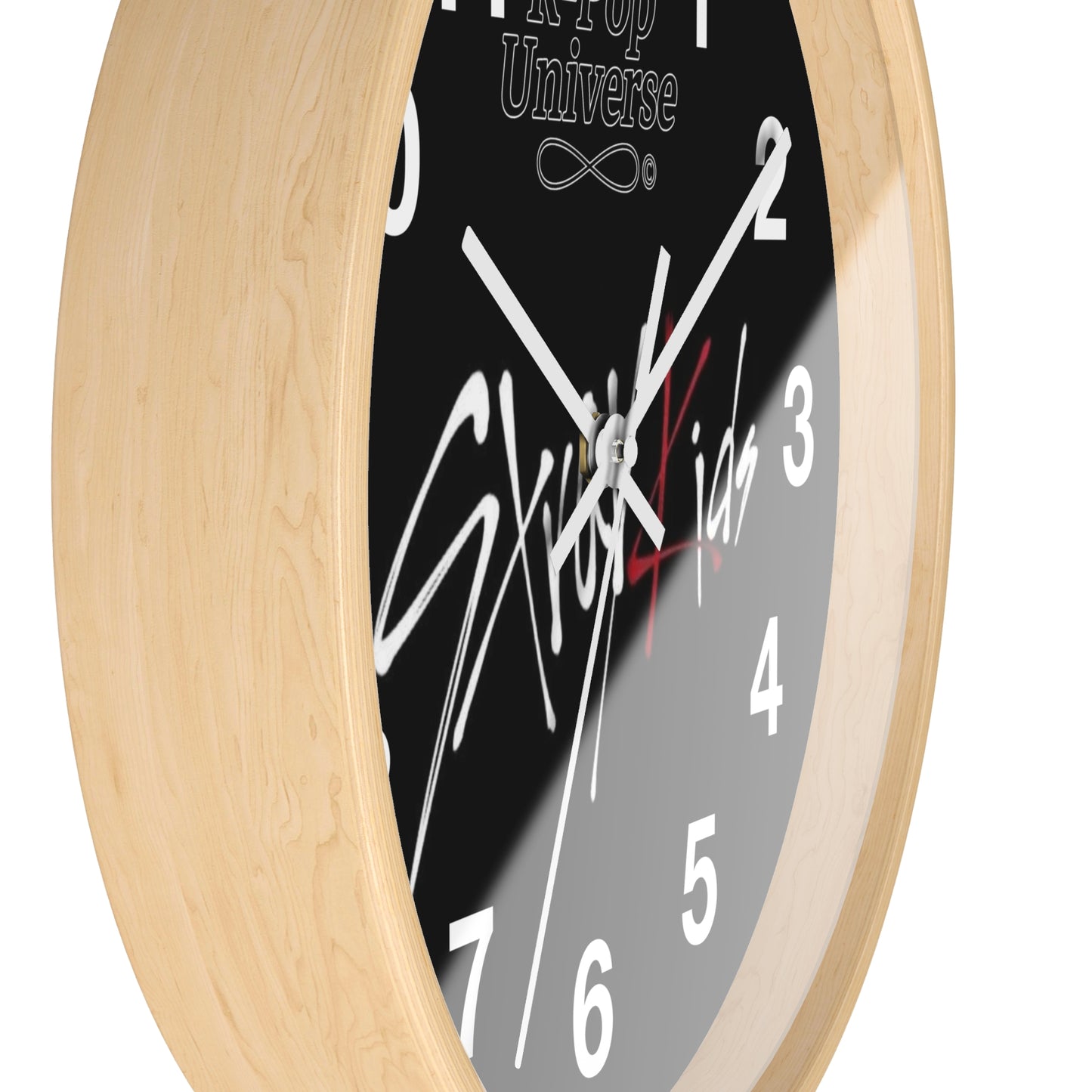 K-Pop Stray Kids Wall Clock, Unique Home Decor, Gift for Music Lovers, Cool Wall Art, Modern Timepiece, Fan Merchandise