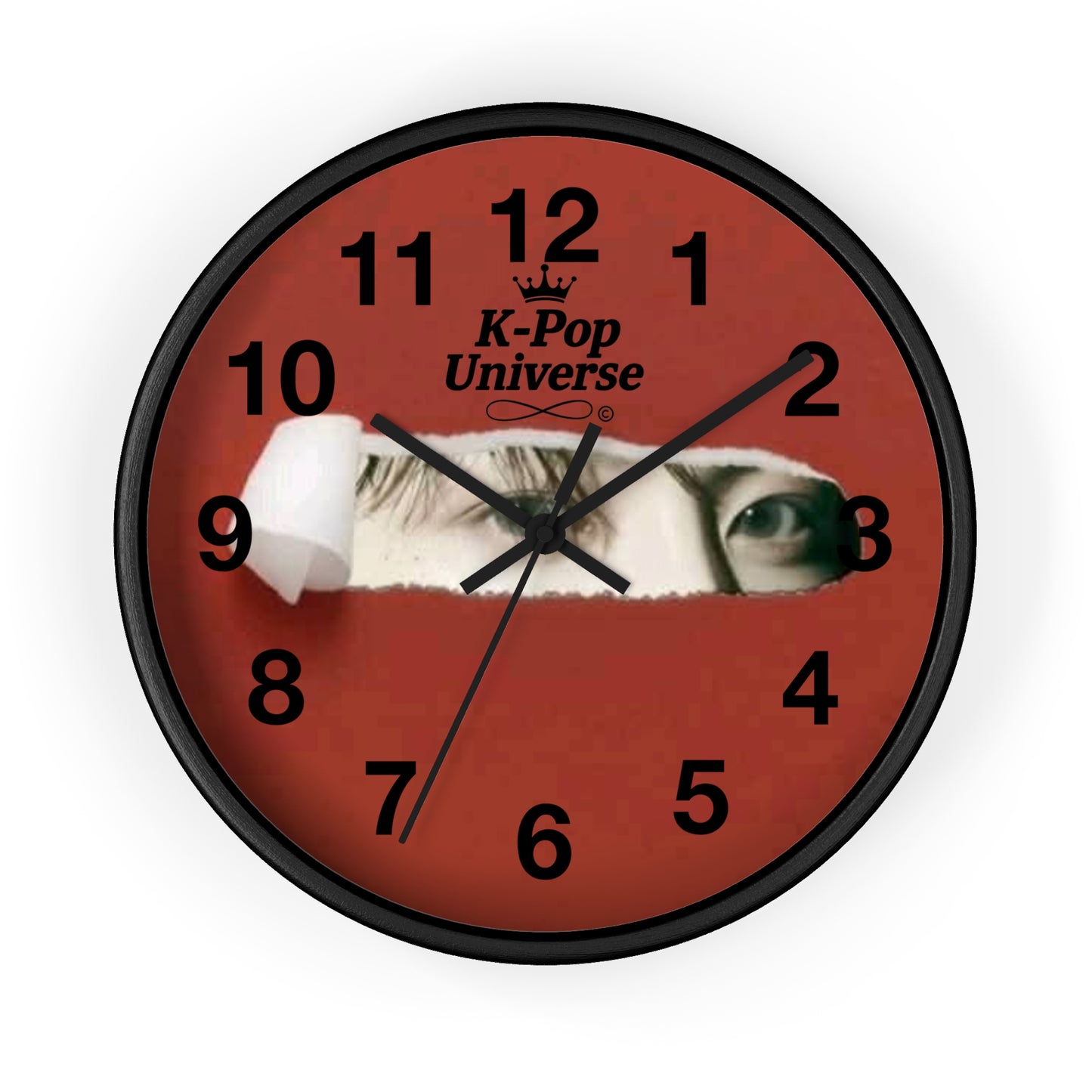 Wall Clock JK BTS/K-POPK-Pop Universe Wall Clock, K-Pop Decor, Unique Gift, Home Decoration, Music Lover Accessory, Trendy Wall Art