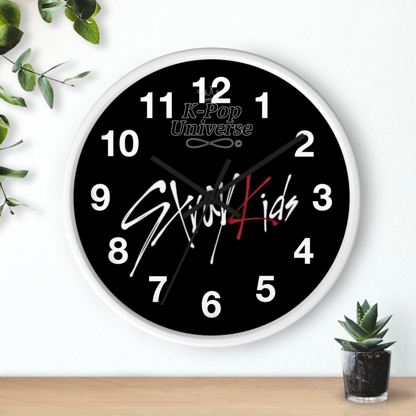 K-Pop Stray Kids Wall Clock, Unique Home Decor, Gift for Music Lovers, Cool Wall Art, Modern Timepiece, Fan Merchandise