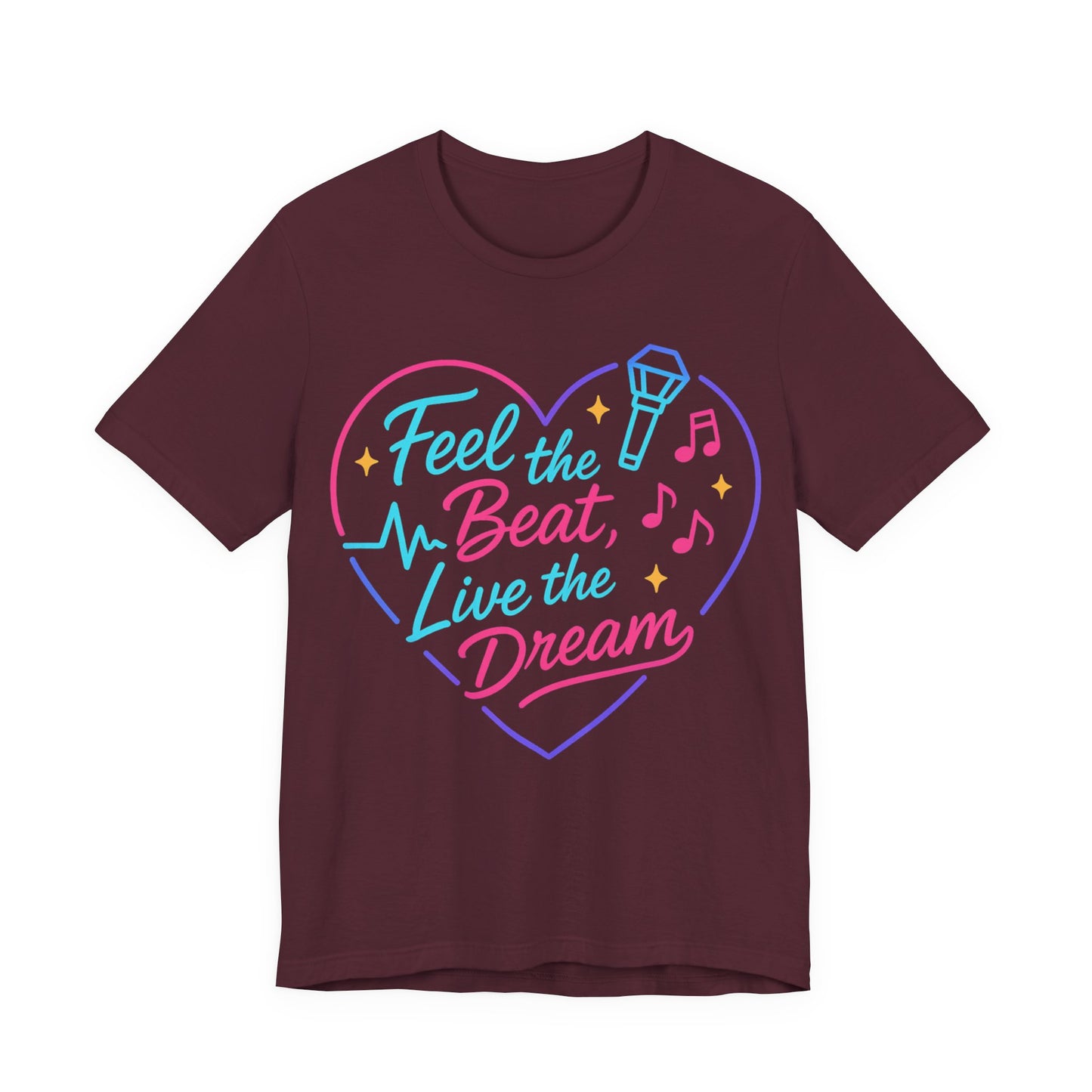 K-Pop Inspired Graphic Tee for Music Lovers, Feel the Beat T-Shirt, Unisex Music Tee, Concert Apparel, Gift for Fans, Festival Wear