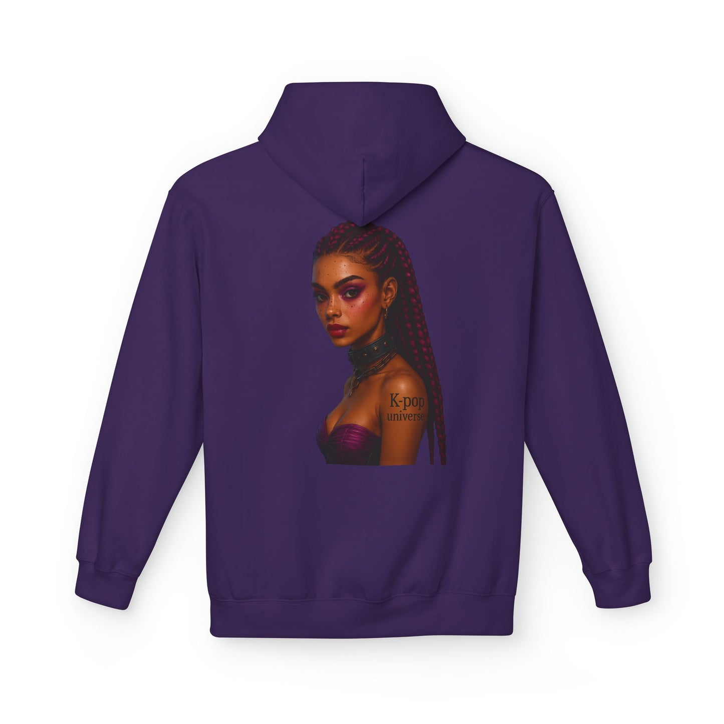 K-Pop Universe Stylish Unisex Fleece Hoodie | Cozy Concert Attire, Gift for Music Lovers, Casual Streetwear, Festival Outfit, Trendy Apparel