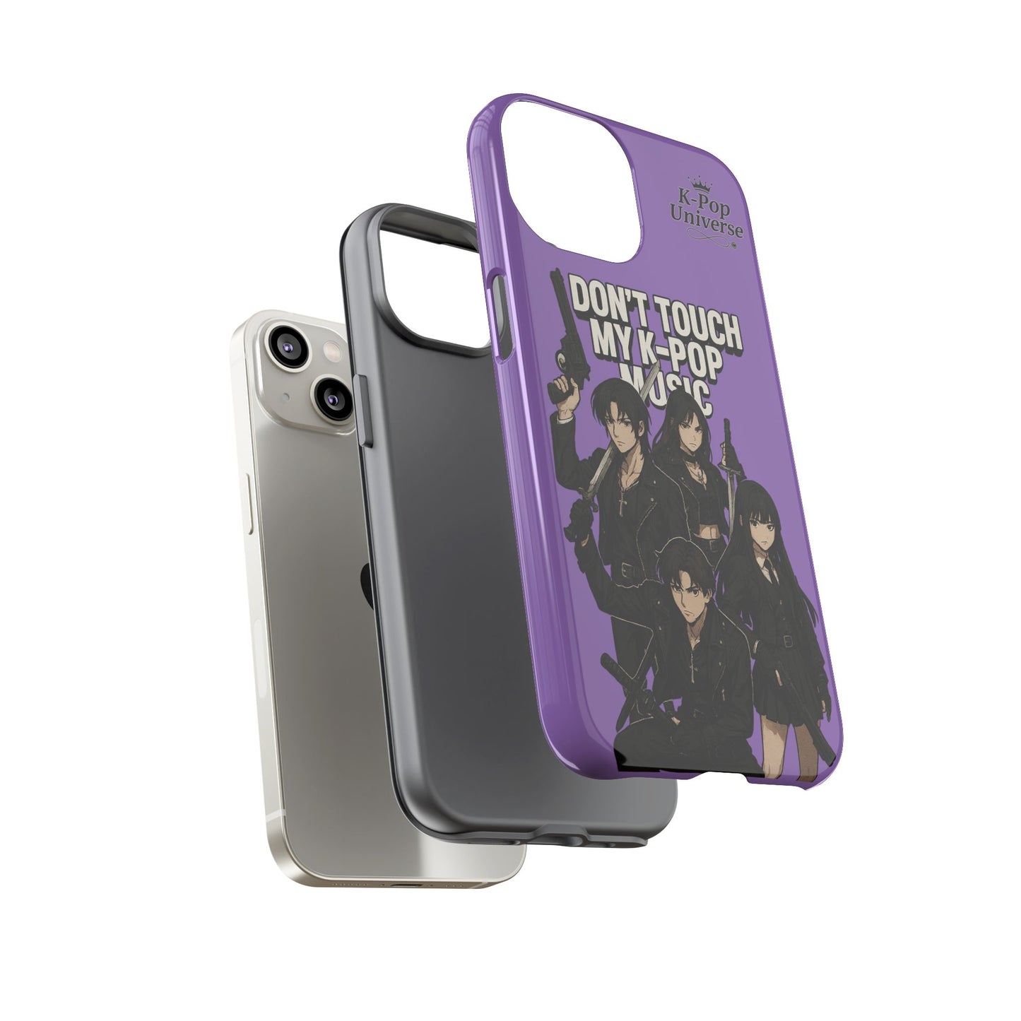 K-Pop Phone Case, Don't Touch My K-Pop Music Cover, Gift for Fans, Cute K-Pop Merchandise, Trending Phone Accessories