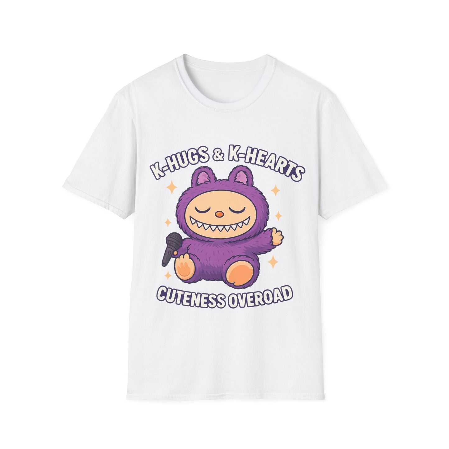 K-Pop Cute Character T-Shirt, Fun Fashion, Graphic Tees, Gift for Fans, Unique K-Pop Apparel, Cuteness Overload