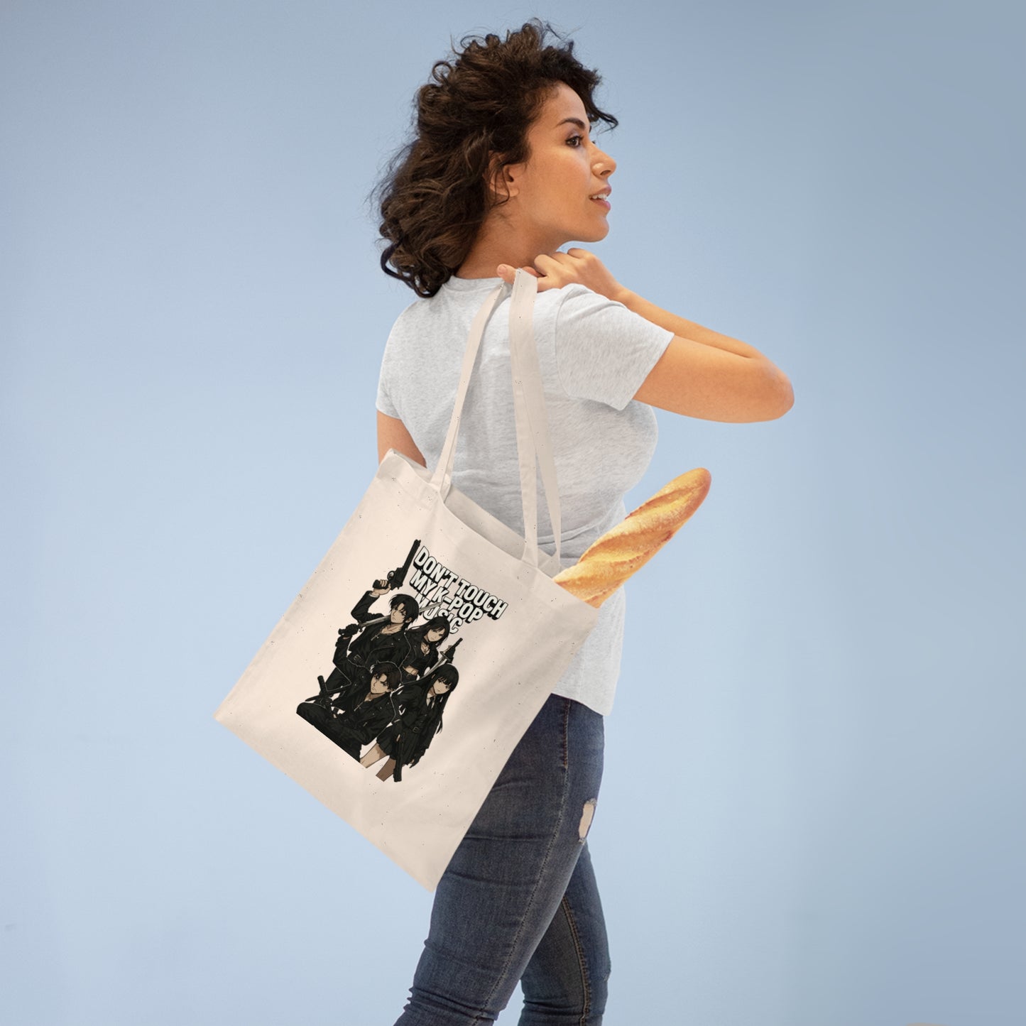 K-Pop Tote Bag - Perfect for Fans, Stylish Carry-All, Event Tote, Concert Bag, Gift for Music Lovers, Everyday Use