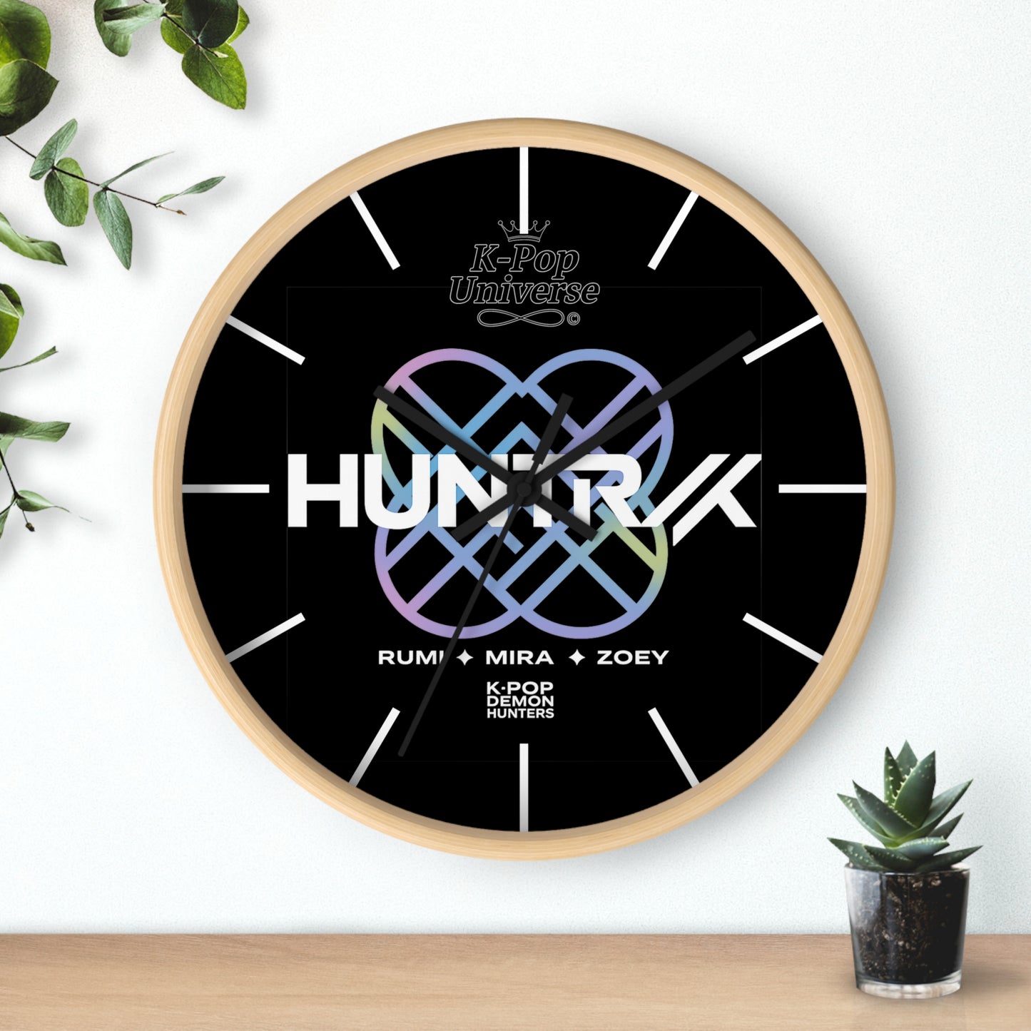 ❗ LIMITED EDITION❗Wall Clock, Huntrax, K-pop demon hunters, k-pop universe