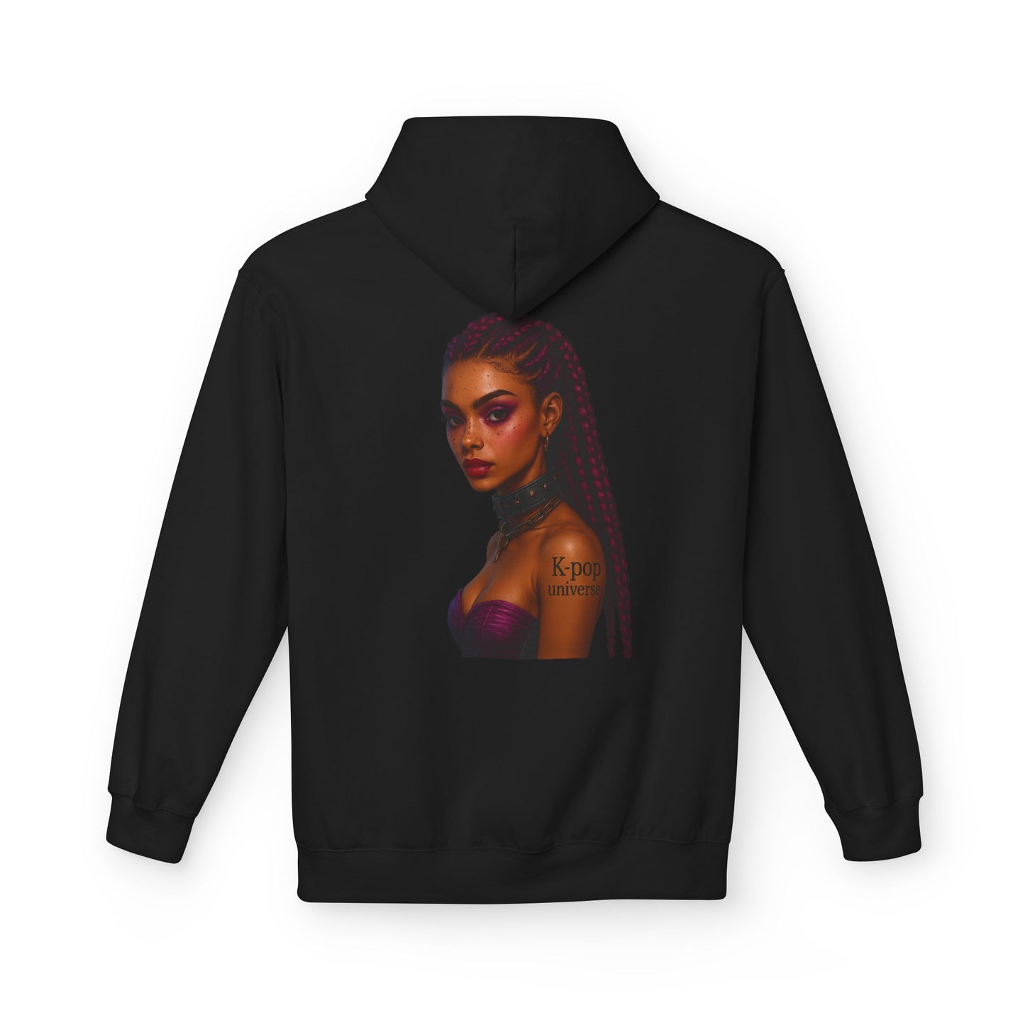 K-Pop Universe Stylish Unisex Fleece Hoodie | Cozy Concert Attire, Gift for Music Lovers, Casual Streetwear, Festival Outfit, Trendy Apparel