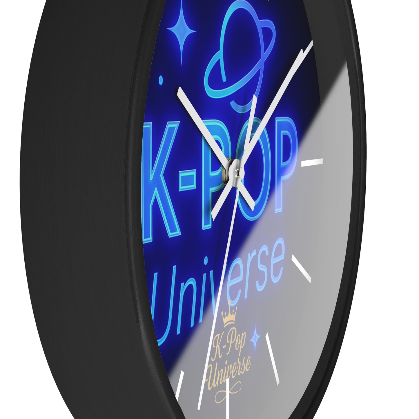 Wall ClockK-Pop Cat Acrylic Wall Clock, Cute Home Decor, Fun Wall Art, Unique Gift for Cat Lovers, K-Pop Fan Merchandise, Colorful Clock