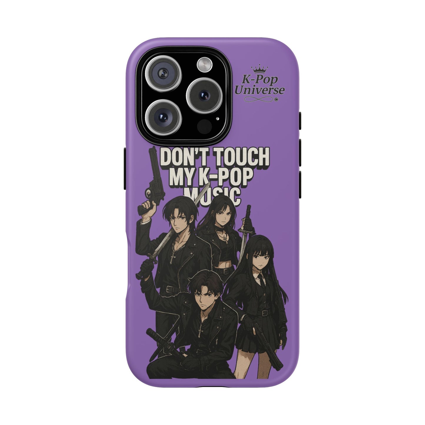 K-Pop Phone Case, Don't Touch My K-Pop Music Cover, Gift for Fans, Cute K-Pop Merchandise, Trending Phone Accessories