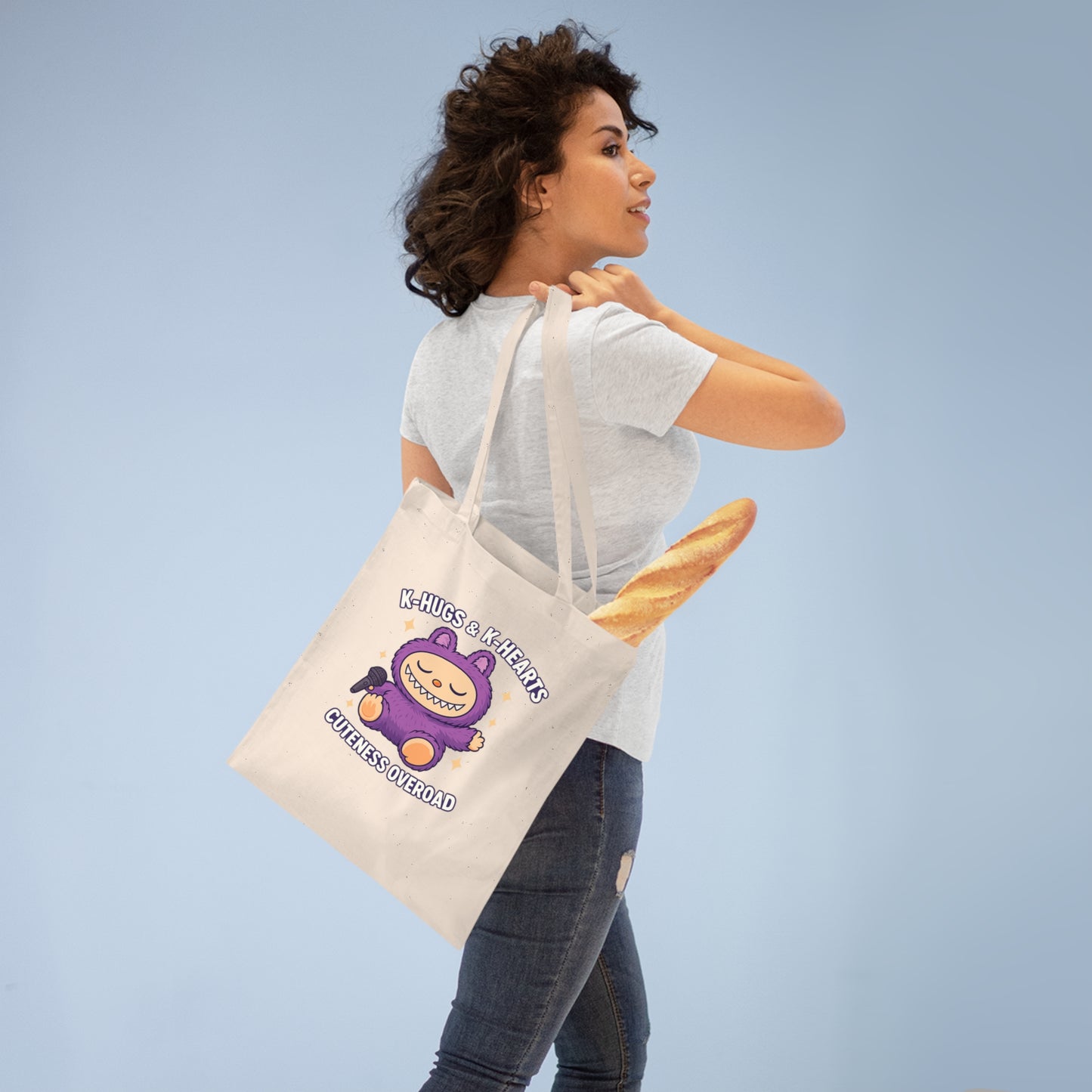 Cute Animal Design Tote Bag, Perfect for Animal Lovers, Kawaii Style Gifts, Eco-Friendly Shopping, Everyday Stylish Accessory