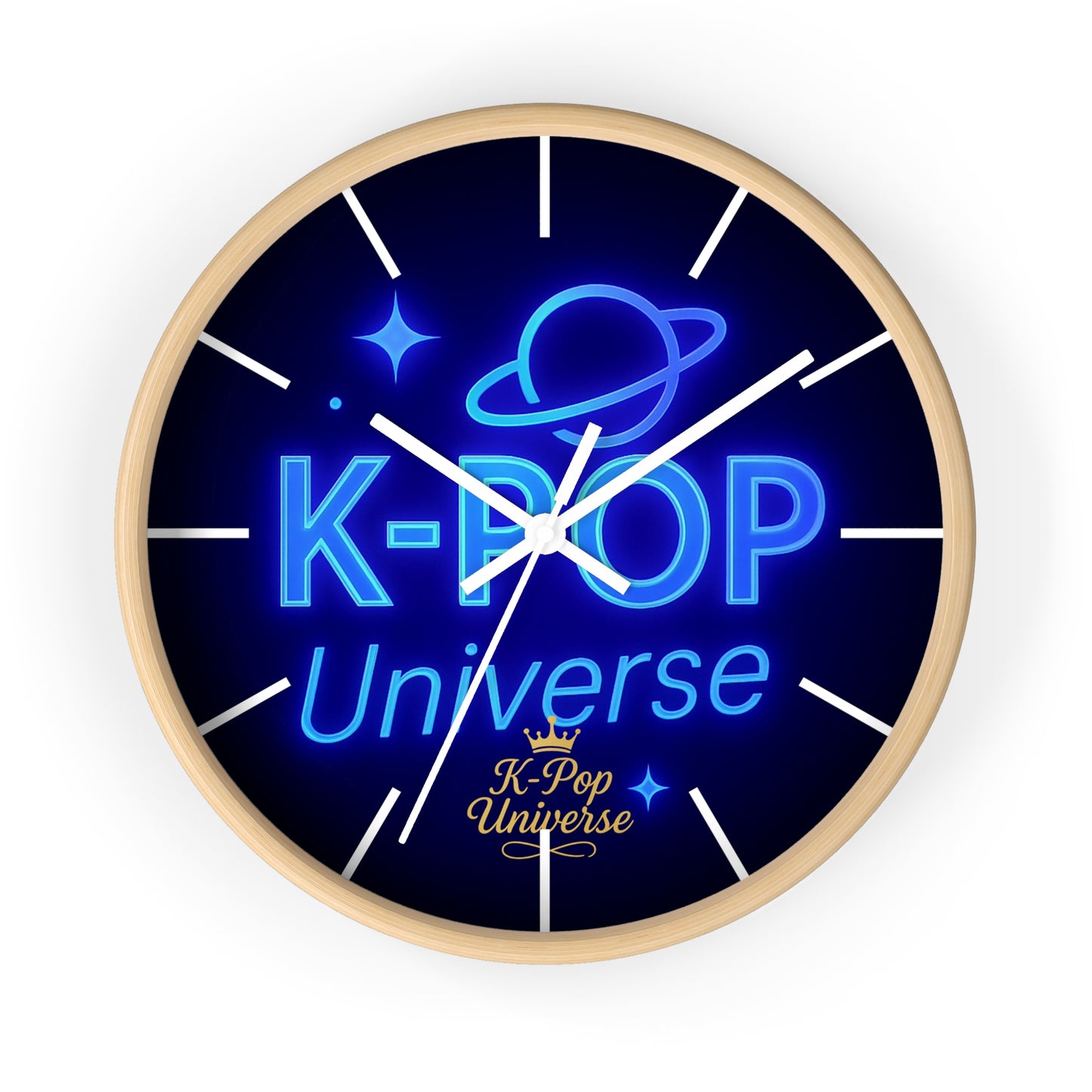 Wall ClockK-Pop Cat Acrylic Wall Clock, Cute Home Decor, Fun Wall Art, Unique Gift for Cat Lovers, K-Pop Fan Merchandise, Colorful Clock