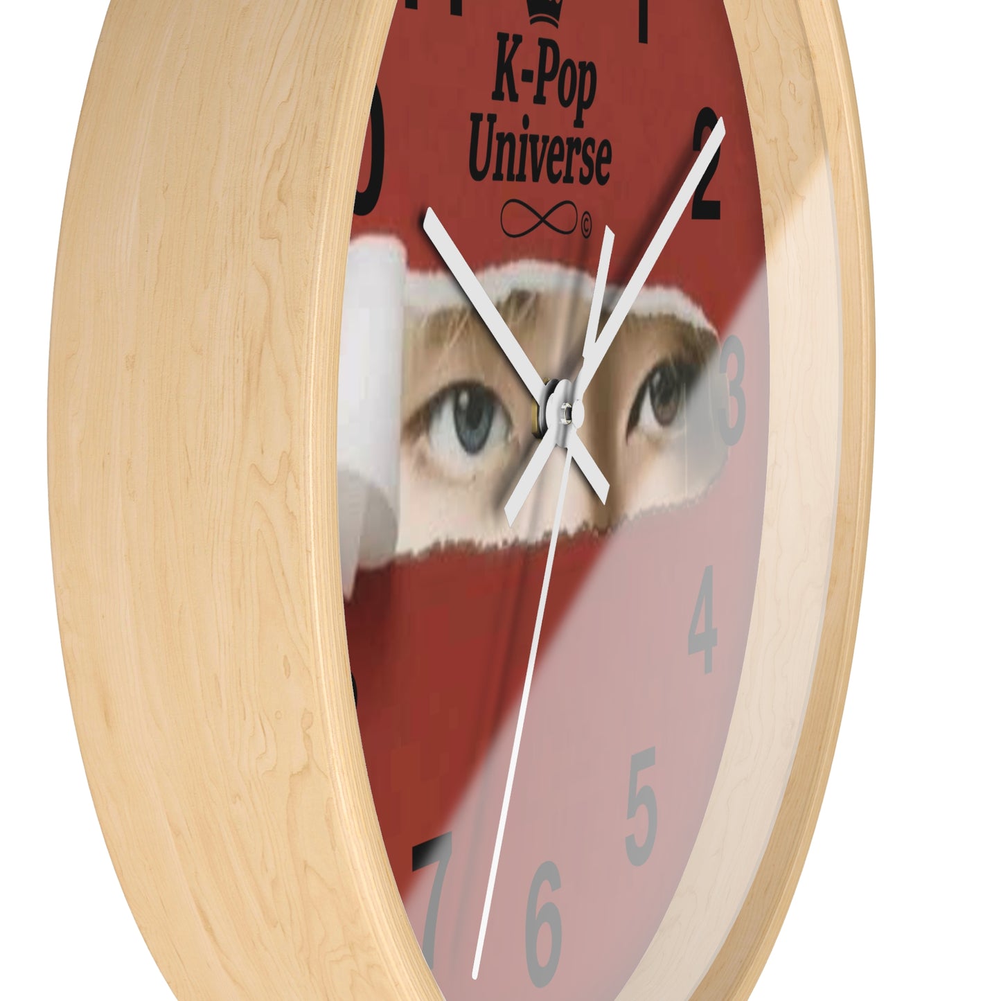 K-Pop Universe Wall Clock, K-Pop Decor, Unique Gift, Home Decoration, Music Lover Accessory, Trendy Wall Art, Kim TAEHYUNG/BTS
