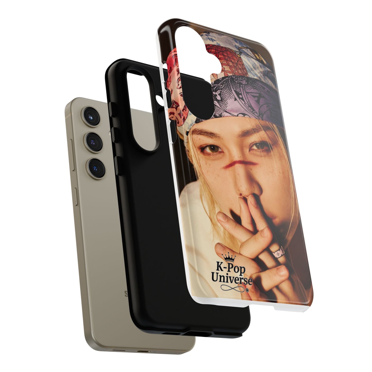 K-Pop Tough Phone Case, Stylish K-Pop Accessory, Trendy Gift for Fans, Birthday Present, Unique Phone Case Design