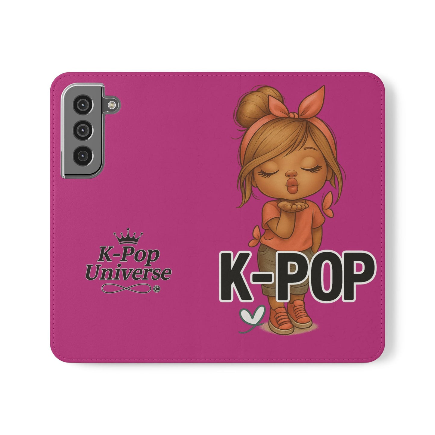 K-Pop Flip Case for Fans, Cute K-Pop Merchandise, Stylish Phone Cover, Ideal for Gifts, Birthday, Concerts, and Celebrations