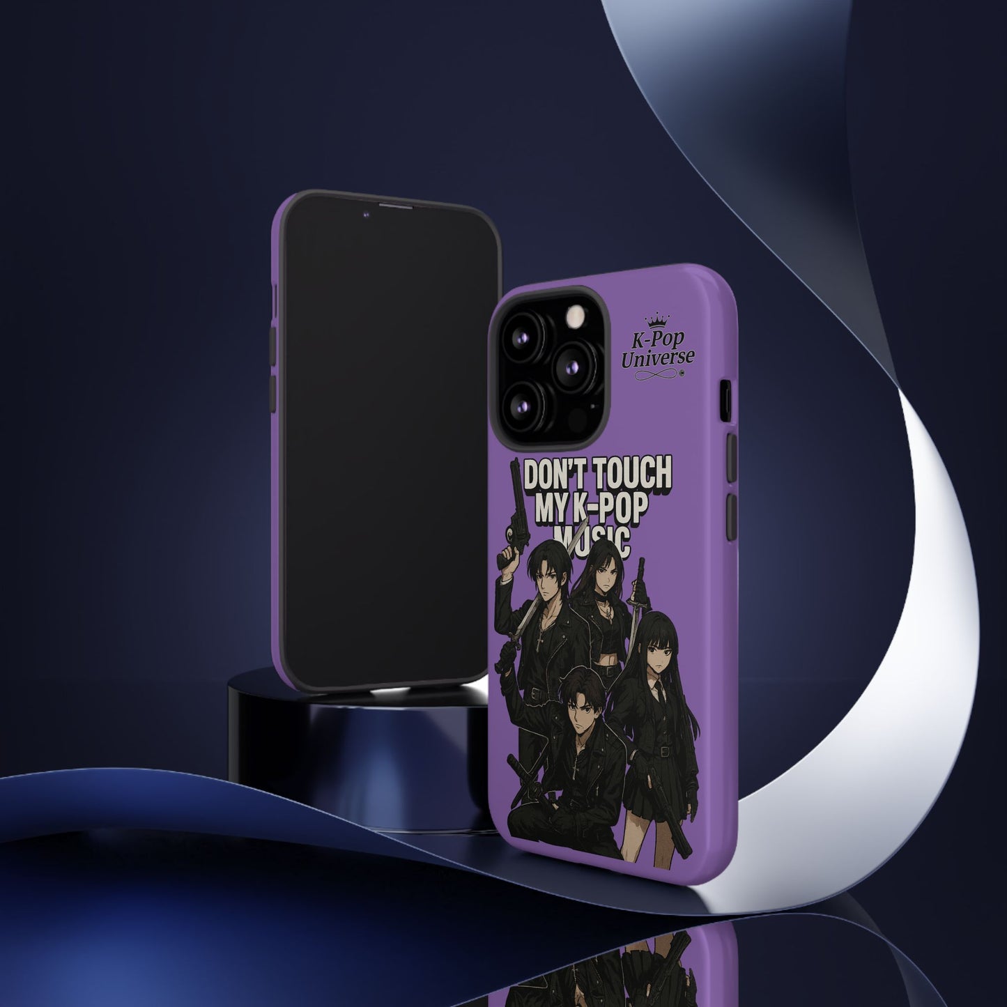K-Pop Phone Case, Don't Touch My K-Pop Music Cover, Gift for Fans, Cute K-Pop Merchandise, Trending Phone Accessories