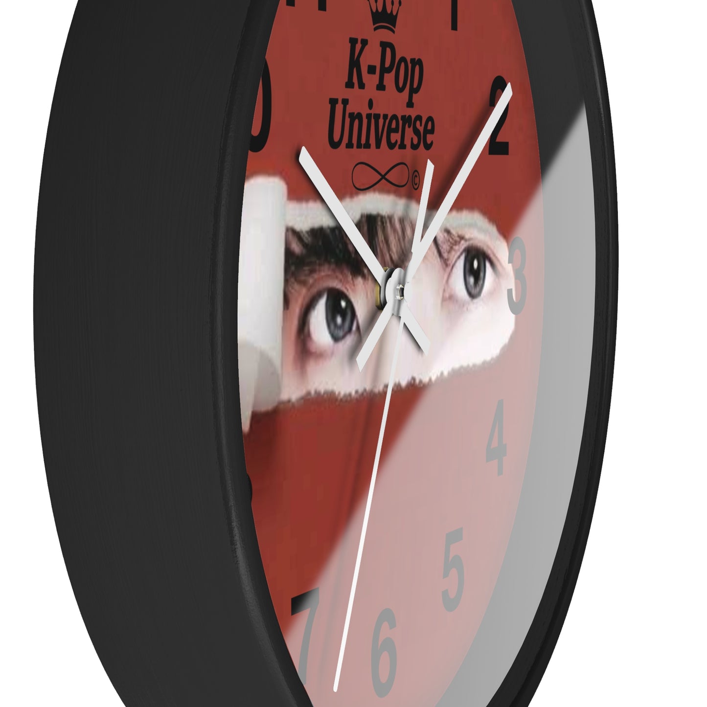 K-Pop Inspired Wall Clock for Fandom Decor, Unique Gift for Fans, Home Office Decor, K-Pop Universe Timepiece, Aesthetic Wall Art/J-Hope/BTS