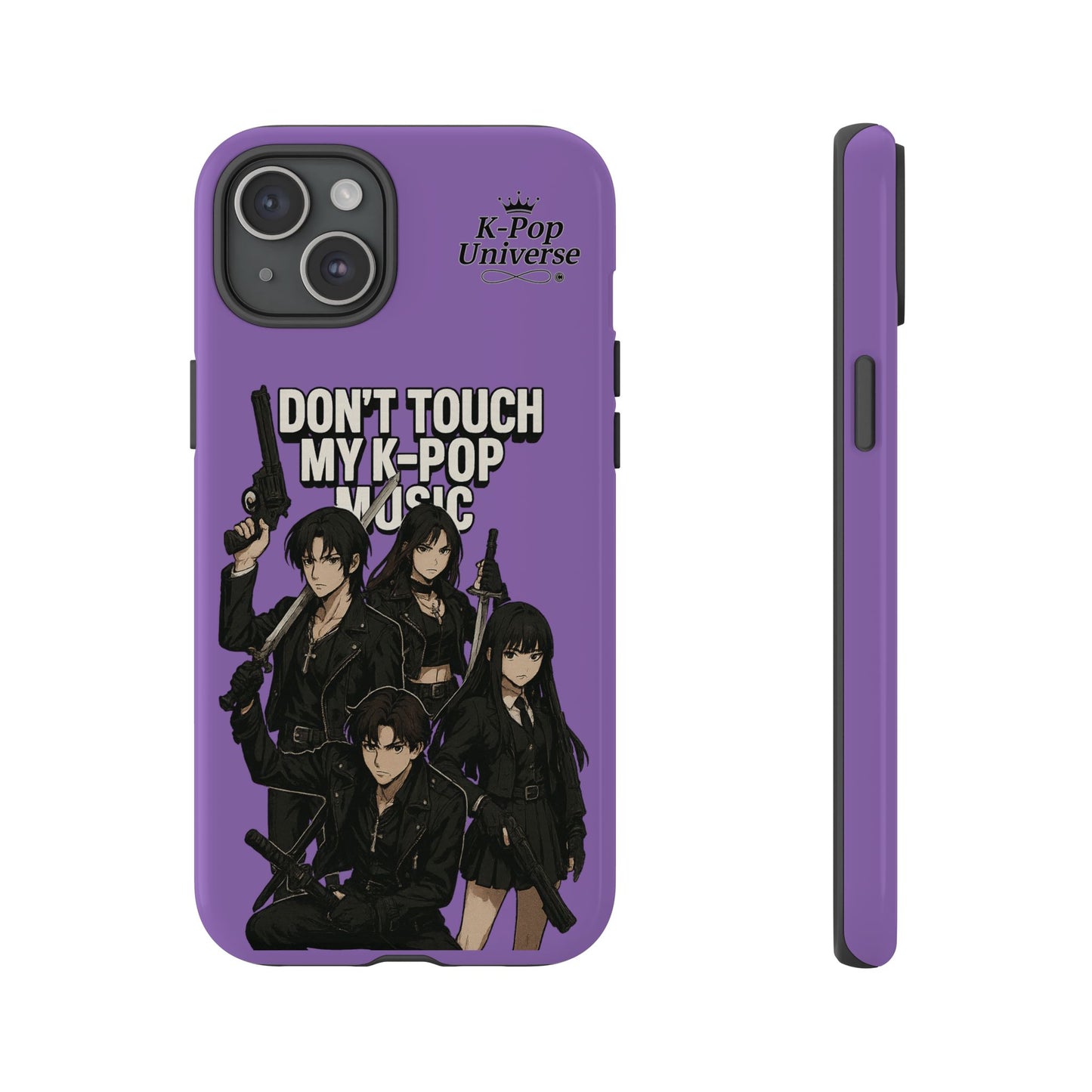 K-Pop Phone Case, Don't Touch My K-Pop Music Cover, Gift for Fans, Cute K-Pop Merchandise, Trending Phone Accessories