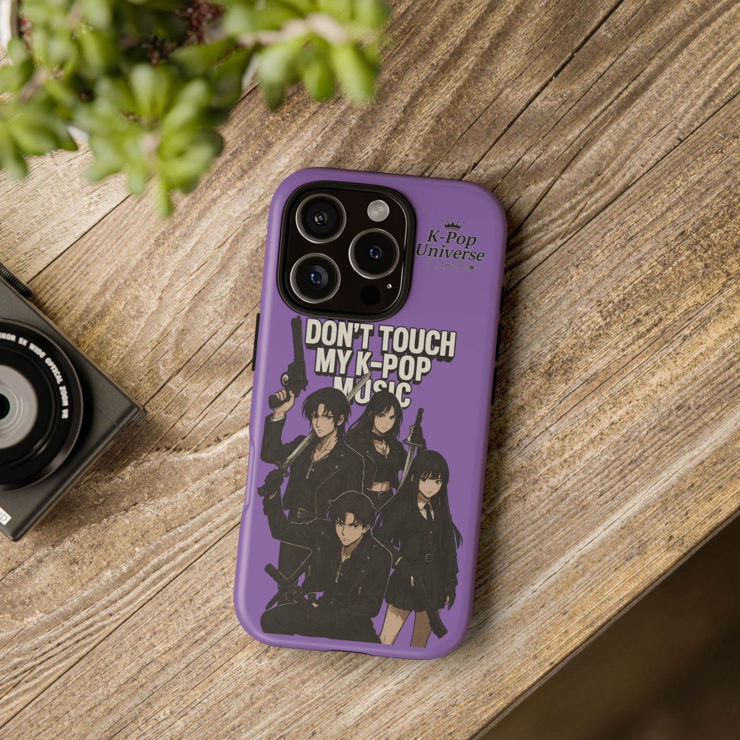 K-Pop Phone Case, Don't Touch My K-Pop Music Cover, Gift for Fans, Cute K-Pop Merchandise, Trending Phone Accessories