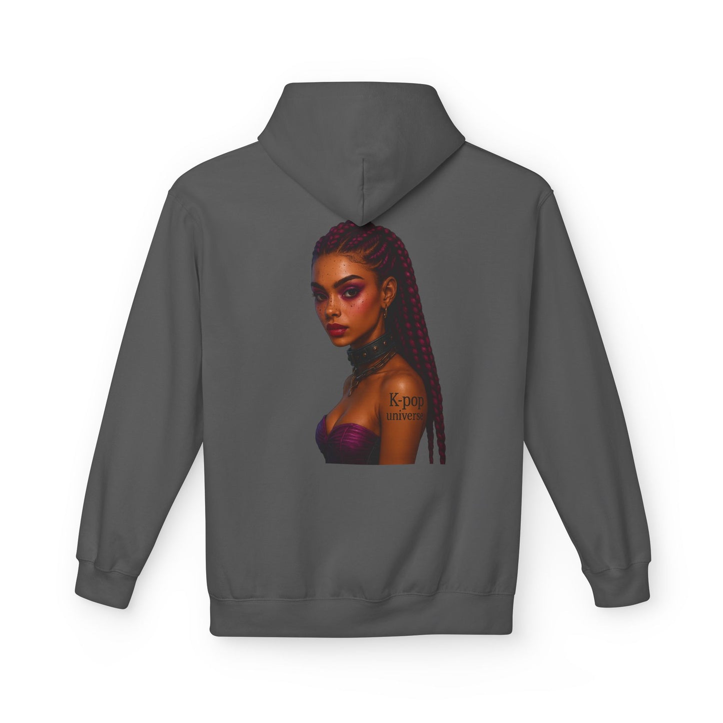 K-Pop Universe Stylish Unisex Fleece Hoodie | Cozy Concert Attire, Gift for Music Lovers, Casual Streetwear, Festival Outfit, Trendy Apparel