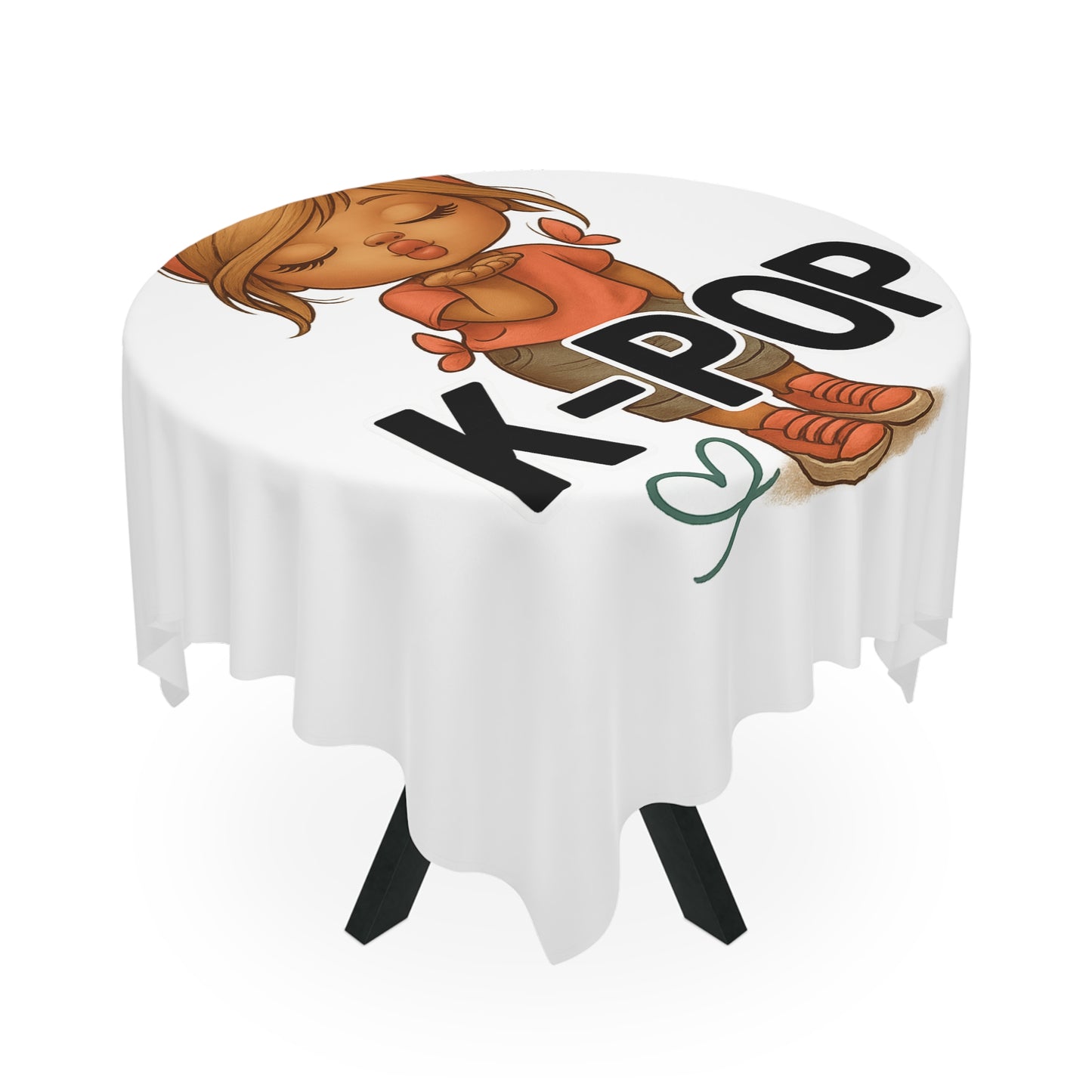 K-Pop Inspired Tablecloth, Stylish Table Decor for Music Lovers, Party Supplies, Gift for Fans, Dining Table Accessory