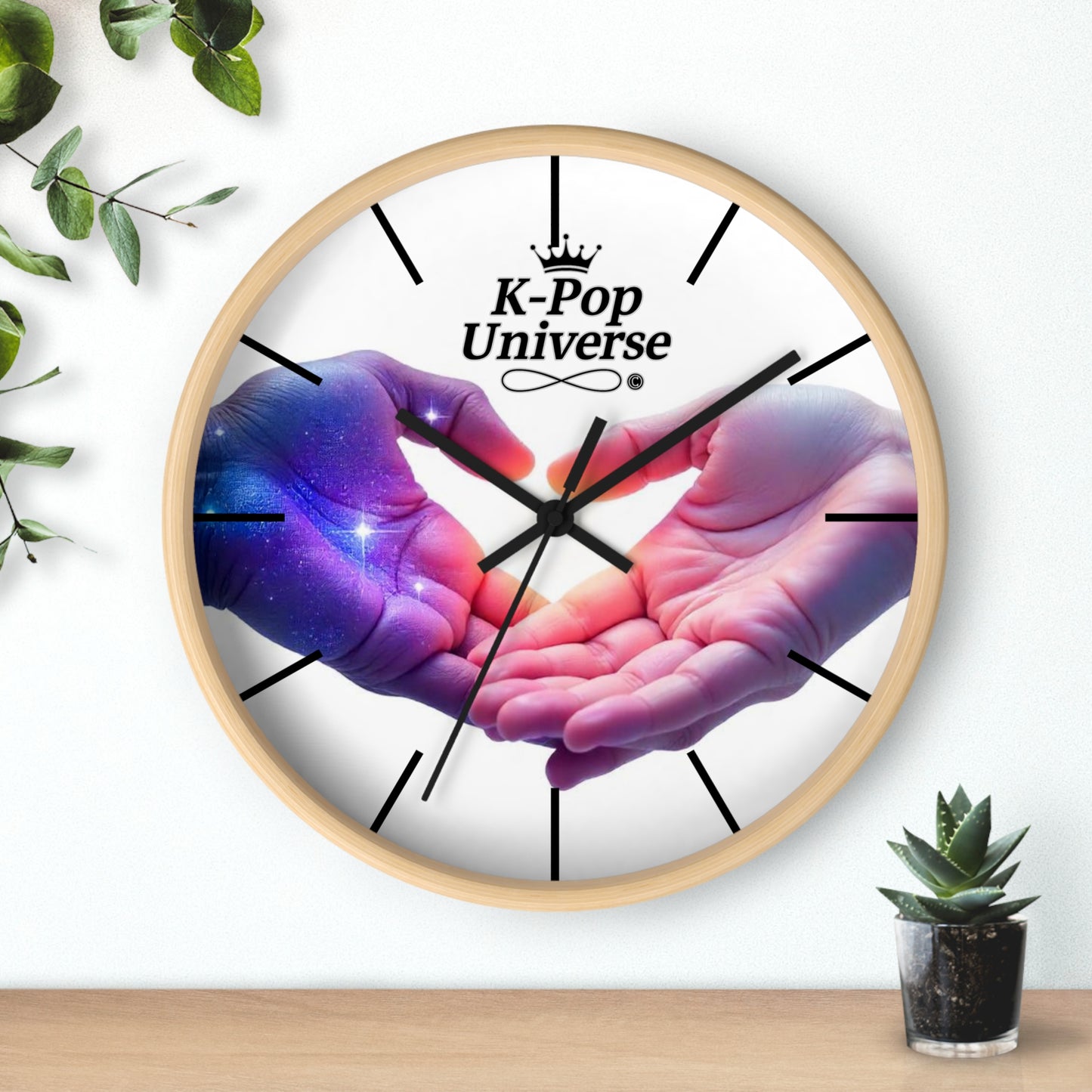K-Pop Universe Wall Clock | Perfect Gift for Music Lovers, Home Décor, Fan Merchandise, Birthday Present, Room Decoration