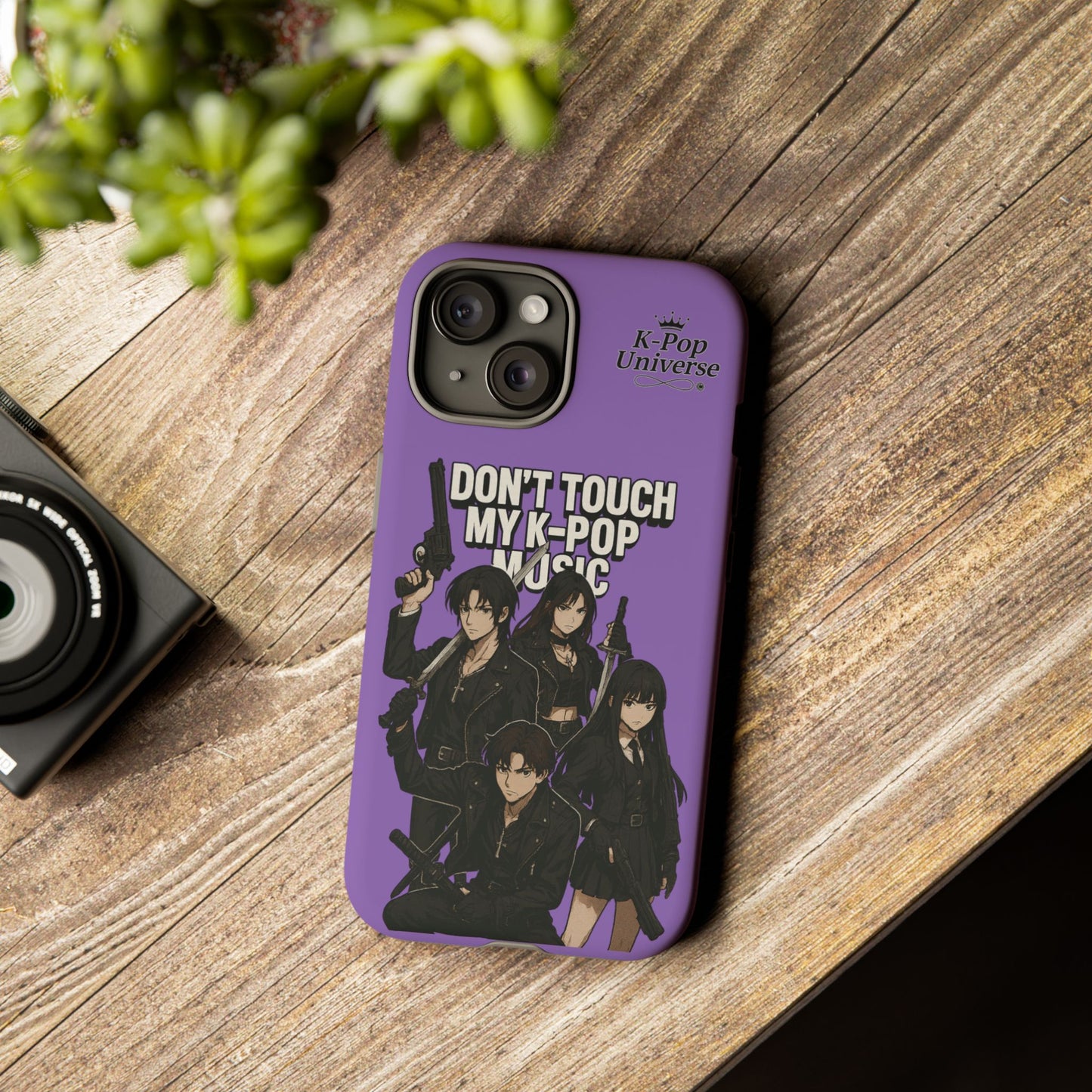 K-Pop Phone Case, Don't Touch My K-Pop Music Cover, Gift for Fans, Cute K-Pop Merchandise, Trending Phone Accessories