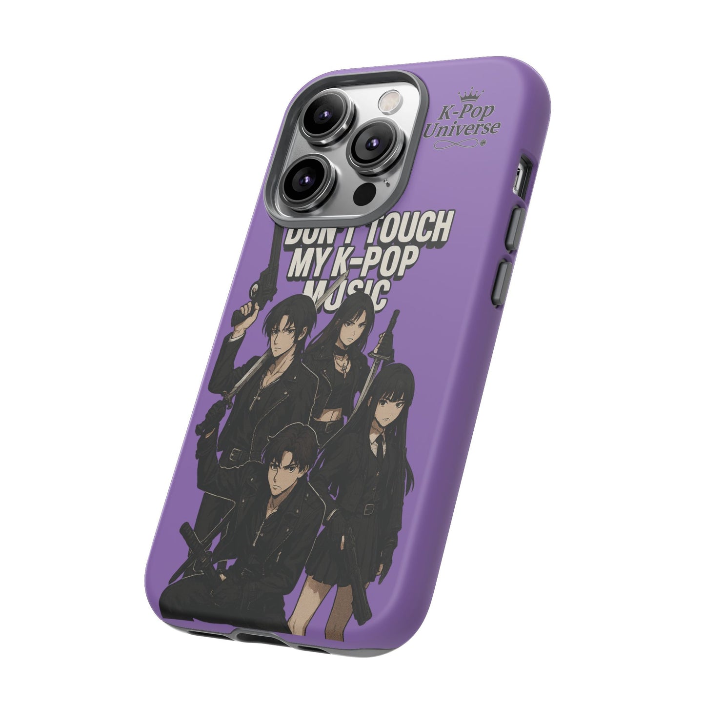K-Pop Phone Case, Don't Touch My K-Pop Music Cover, Gift for Fans, Cute K-Pop Merchandise, Trending Phone Accessories