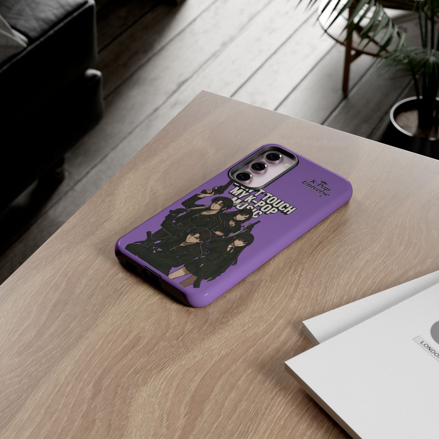 K-Pop Phone Case, Don't Touch My K-Pop Music Cover, Gift for Fans, Cute K-Pop Merchandise, Trending Phone Accessories