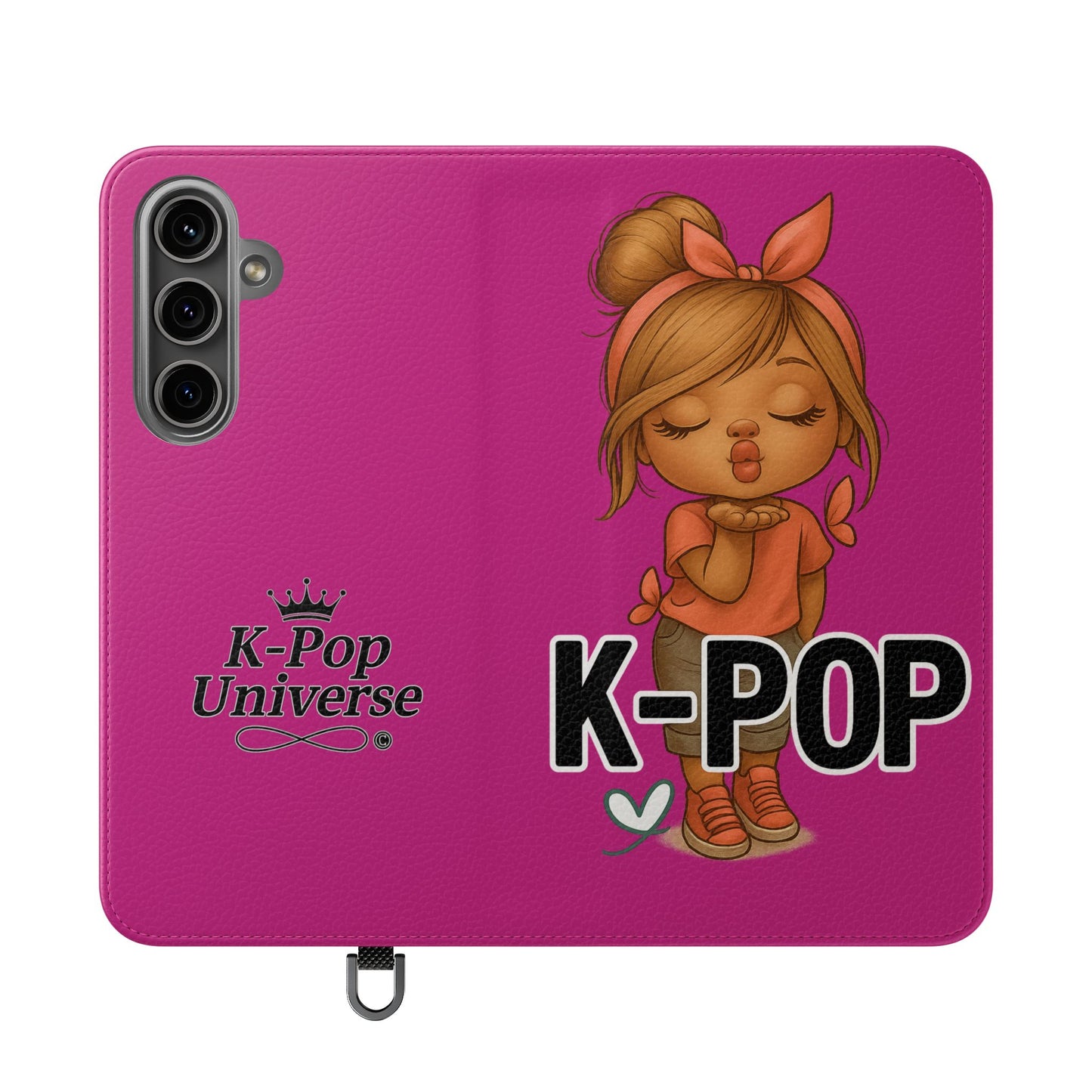 K-Pop Flip Case for Fans, Cute K-Pop Merchandise, Stylish Phone Cover, Ideal for Gifts, Birthday, Concerts, and Celebrations