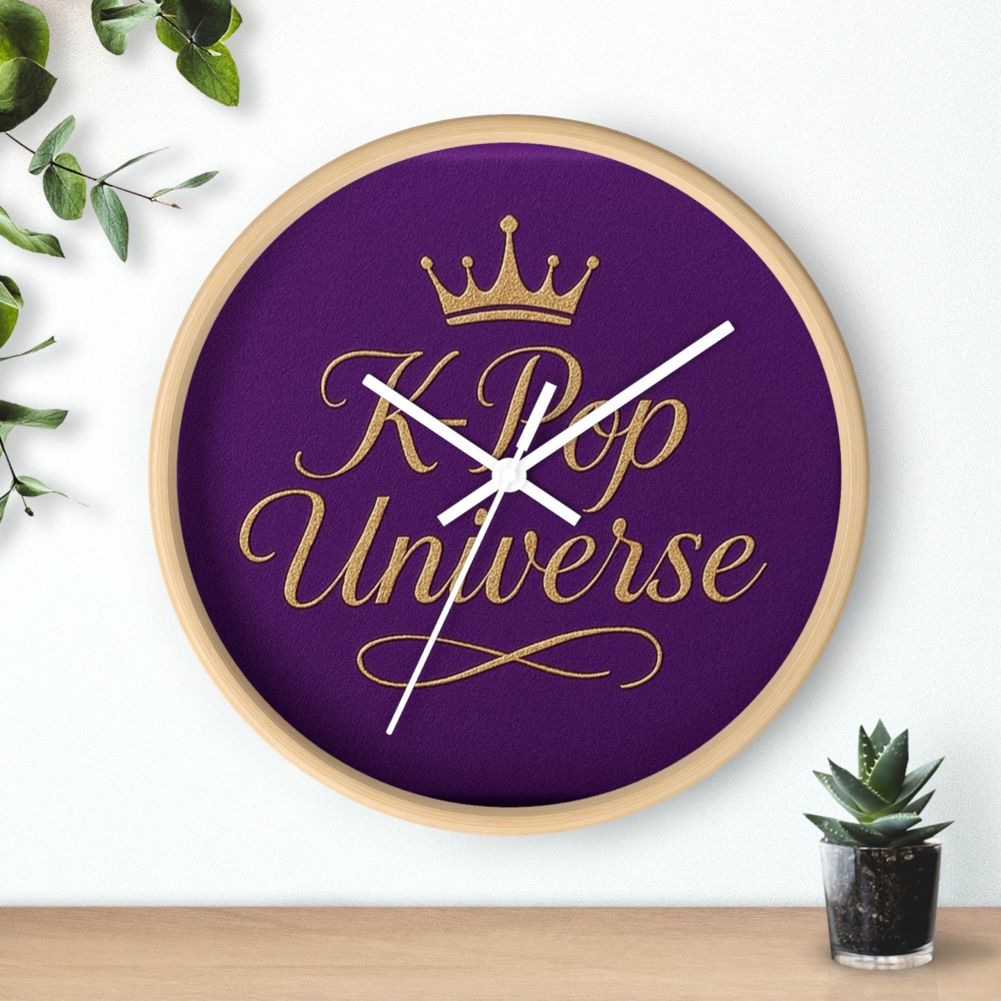 K-Pop Universe Wall Clock | Perfect Gift for Fans, Home Decor, Music Lovers, Stylish Timepiece, Unique Birthday Present