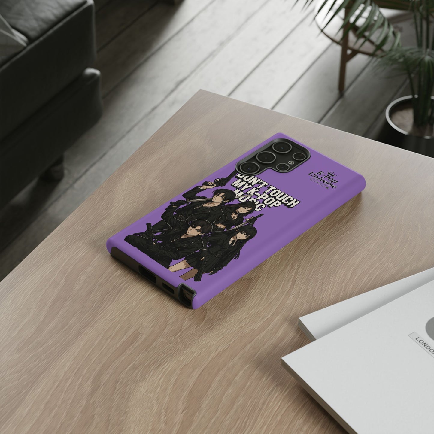 K-Pop Phone Case, Don't Touch My K-Pop Music Cover, Gift for Fans, Cute K-Pop Merchandise, Trending Phone Accessories