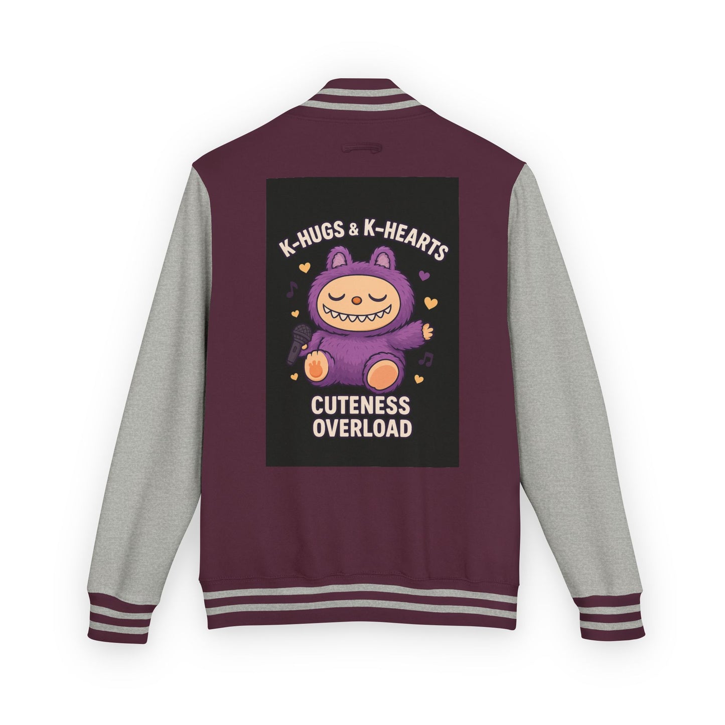 K-Pop Universe Letterman Jacket, Trendy Unisex Varsity Jacket, Cute Gift for K-Pop Fans, Stylish Casual Wear, Anime Inspired Apparel