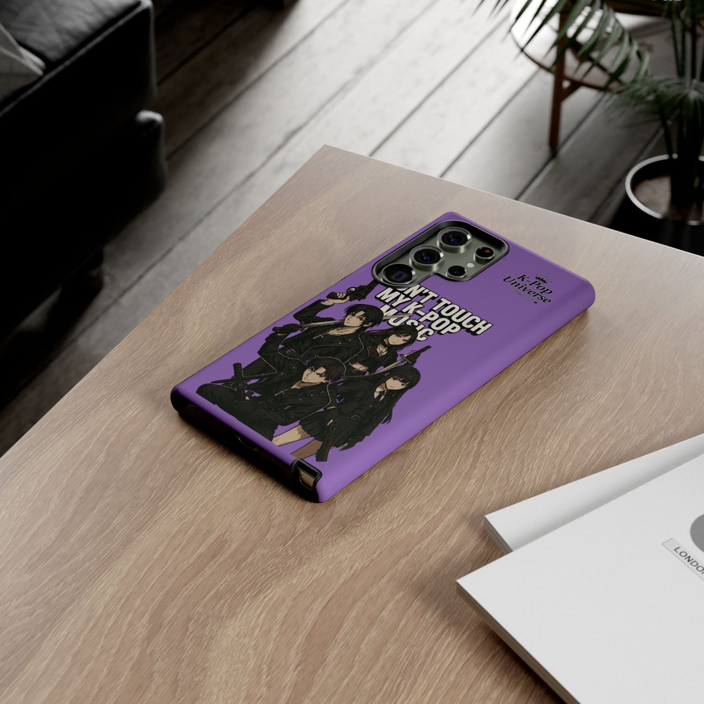 K-Pop Phone Case, Don't Touch My K-Pop Music Cover, Gift for Fans, Cute K-Pop Merchandise, Trending Phone Accessories