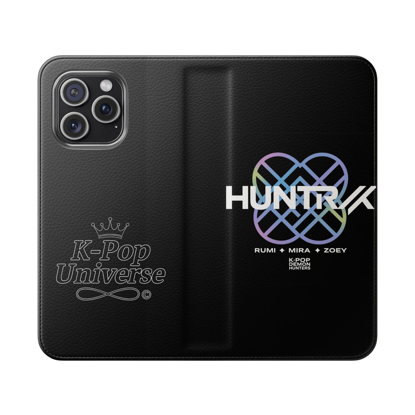 LIMITED EDITION❗K-Pop Universe Flip Cases - Stylish Phone Wallet, Perfect for Fans, Gift for Music Lovers, Trendy Accessory, Smartphones, Huntrax, K-POP demon hunters, k-pop universe