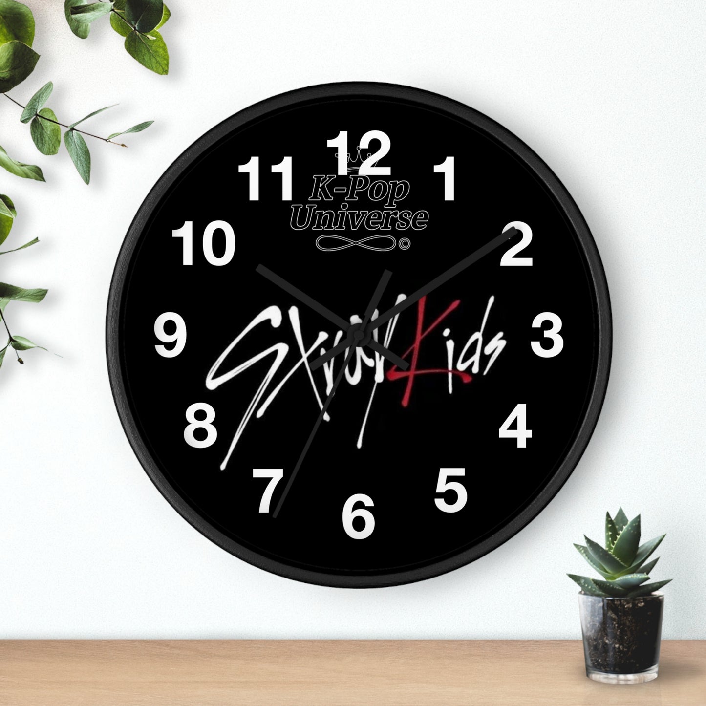 K-Pop Stray Kids Wall Clock, Unique Home Decor, Gift for Music Lovers, Cool Wall Art, Modern Timepiece, Fan Merchandise