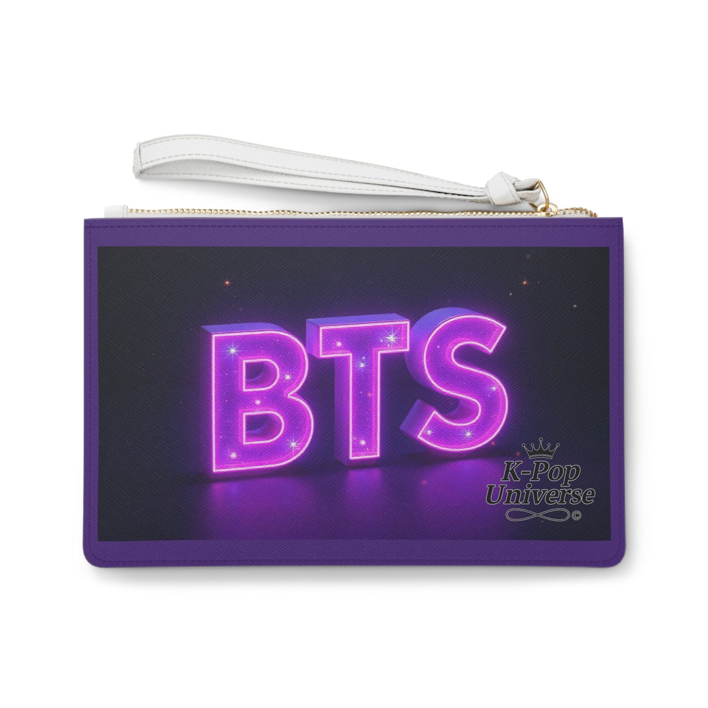 BTS Inspired Clutch Bag, Perfect Gift for Fans, Trendy Accessory for Concerts and Outings, Stylish Makeup Bag, Festival Clutch